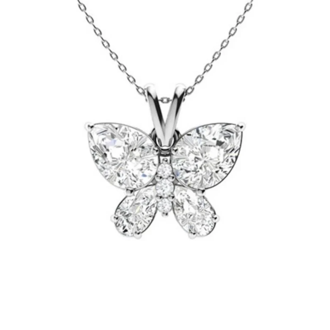 Gold & White Diamonds 3.50 Cts Necklace - E/VVS
