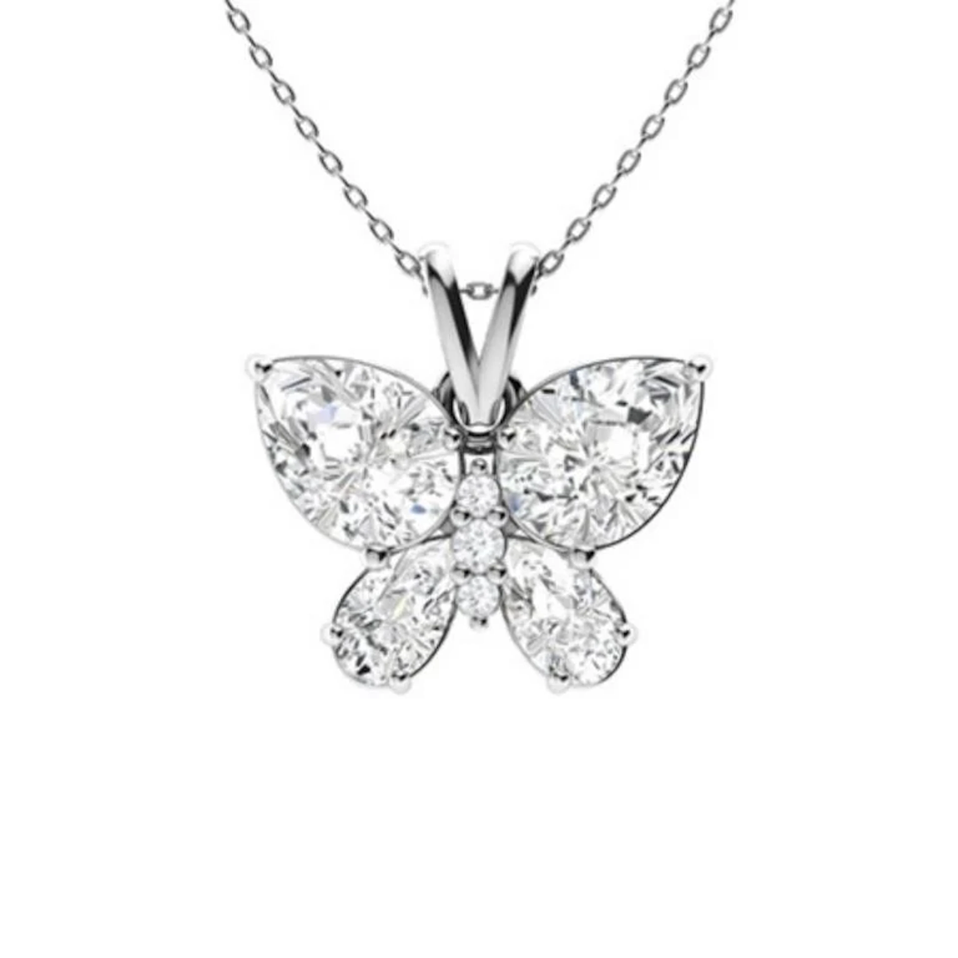 Gold & White Diamonds 3.50 Cts Necklace - E/VVS