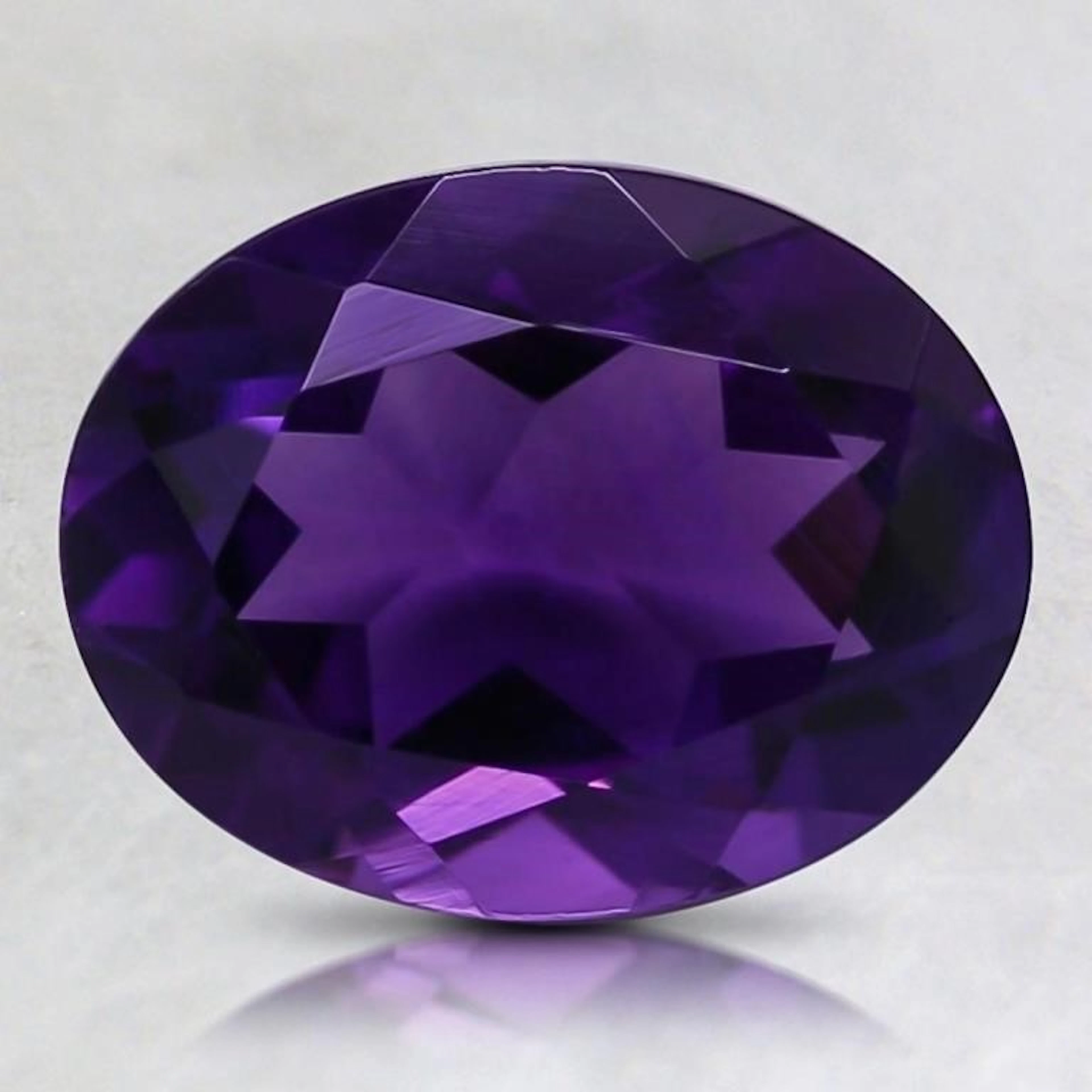 Purple Oval Lab Amethyst 15 Carats