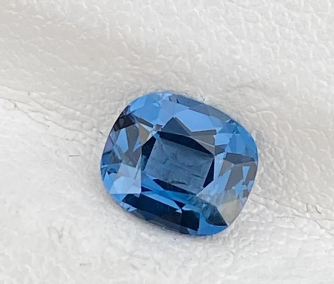Natural Cushion Blue Spinel 1.09 Cts- Untreated