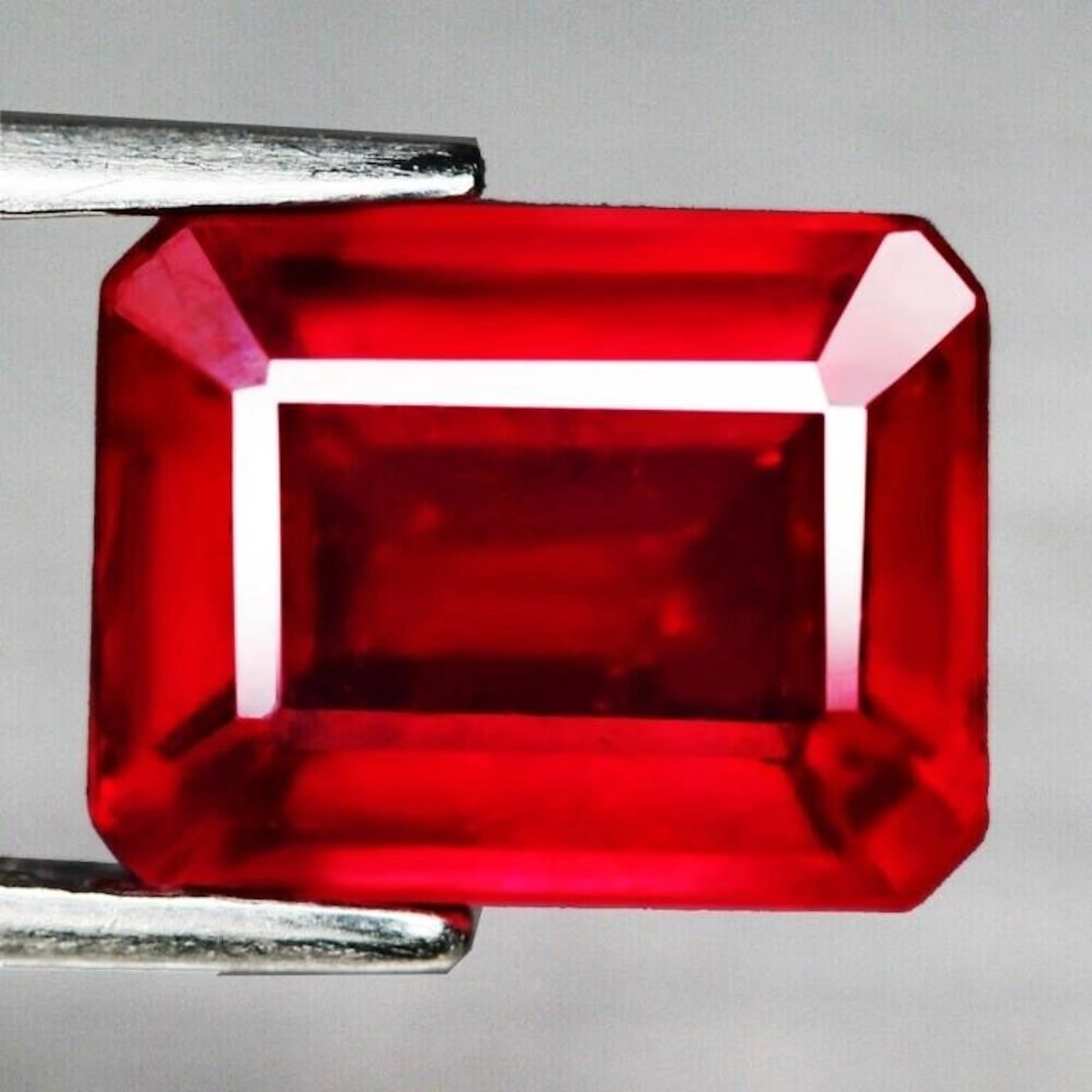 Natural Vivid Red Mozambique Ruby 7.12 Carats { V