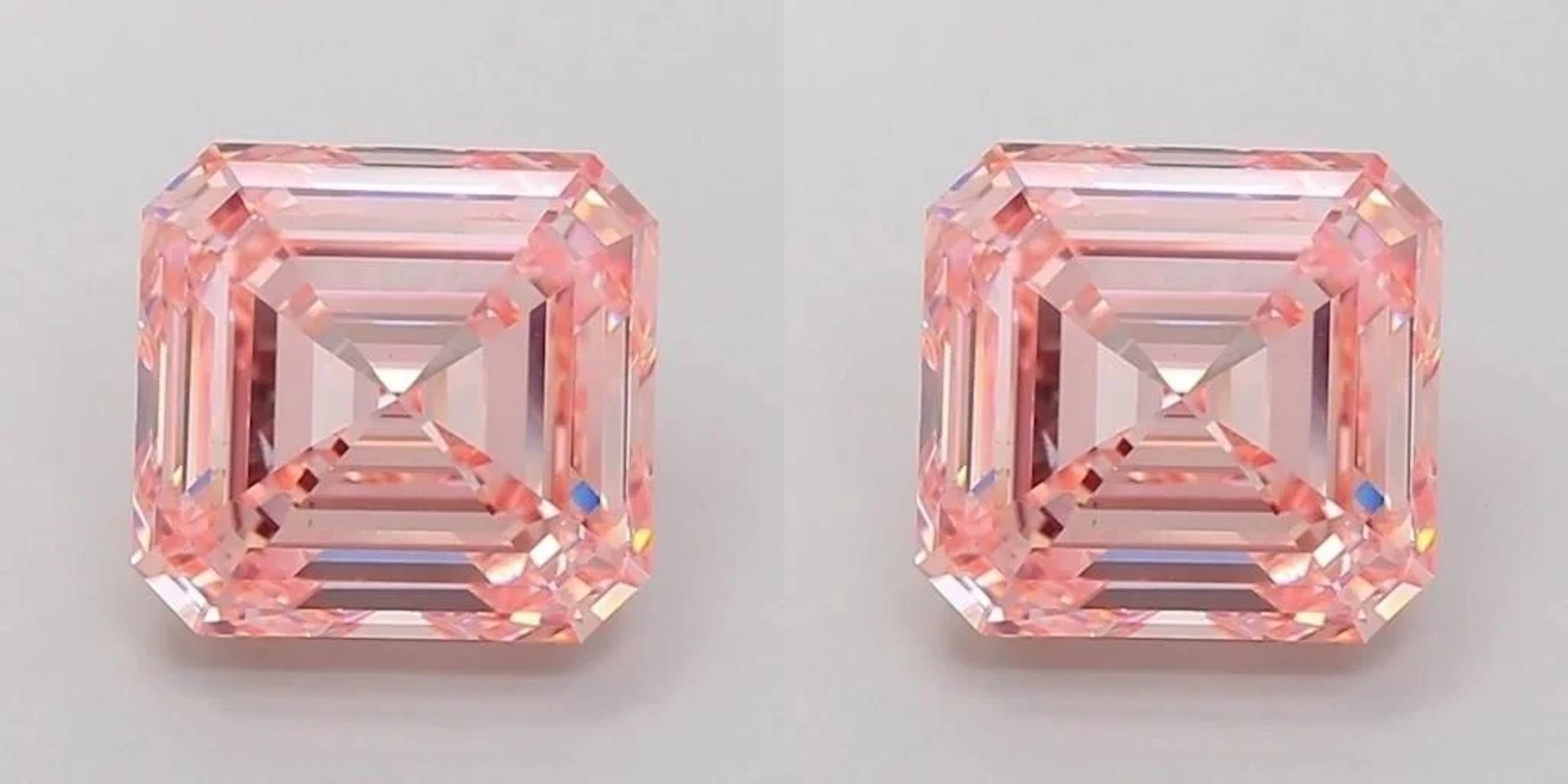 Fancy Pink Diamond Pair 10.07 Cts - VS