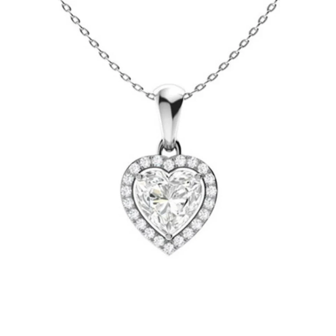 Gold & White Diamonds 2 Cts Necklace - E/VVS