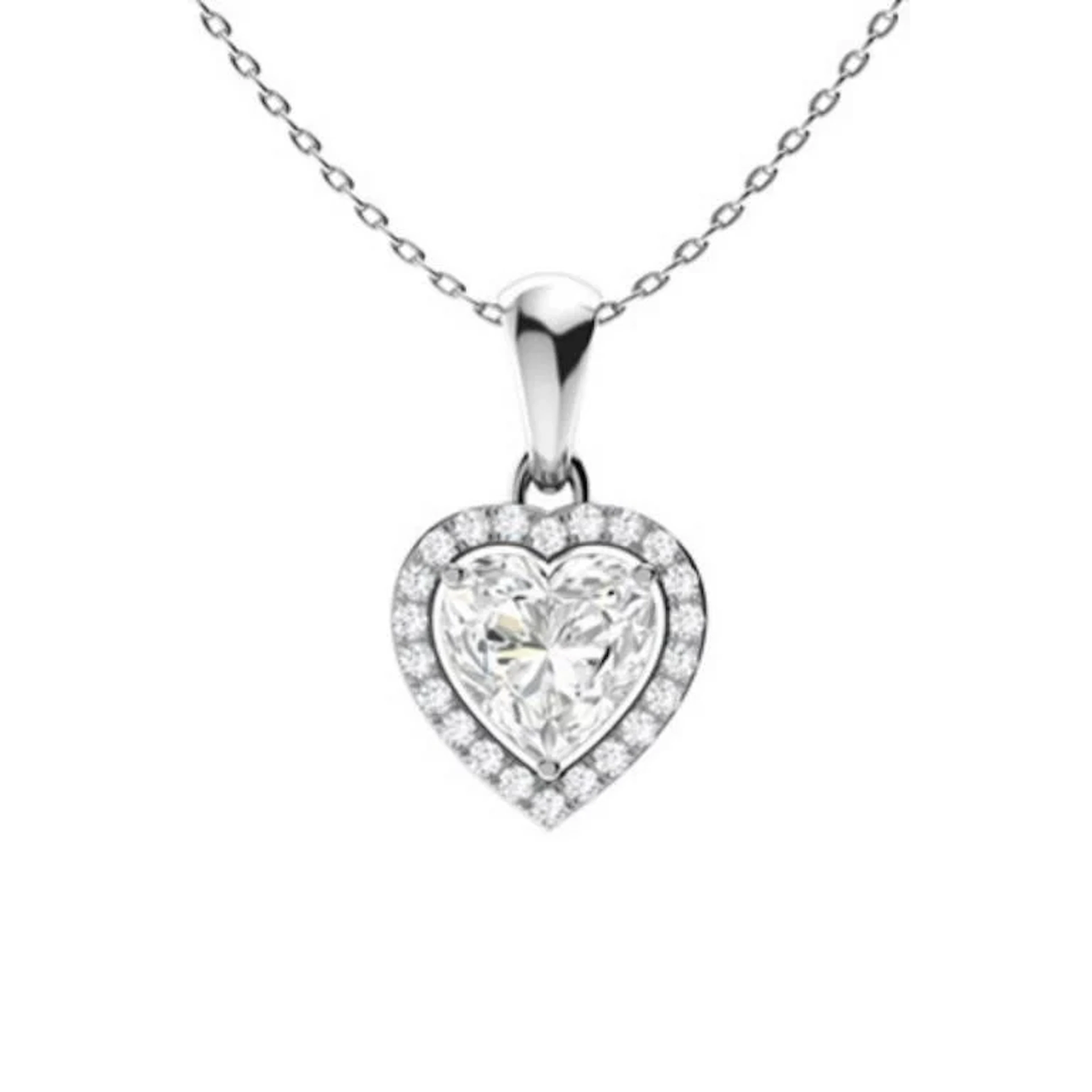 Gold & White Diamonds 2 Cts Necklace - E/VVS