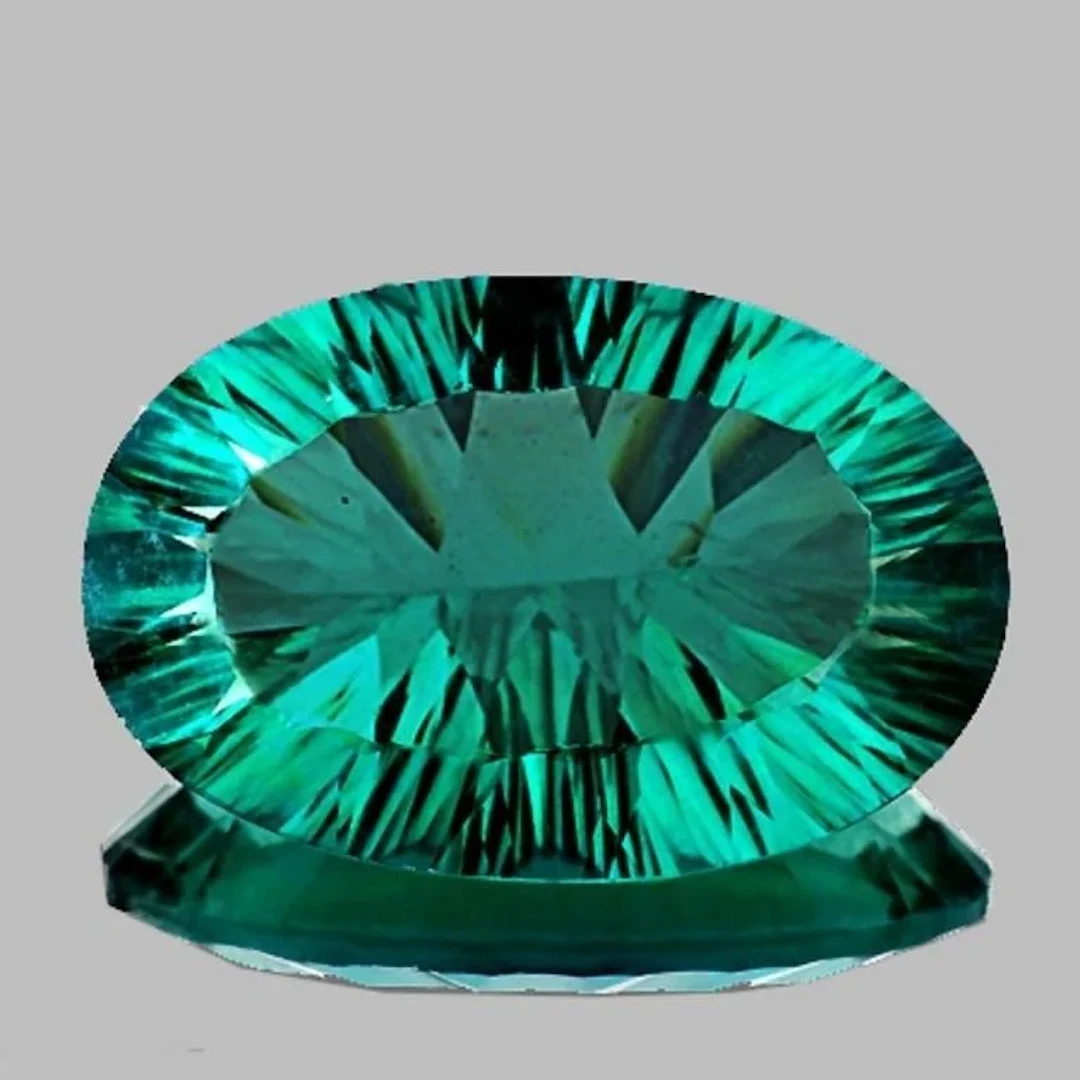 Natural Emerald Bluish/Green Fluorite {Flawless-VV