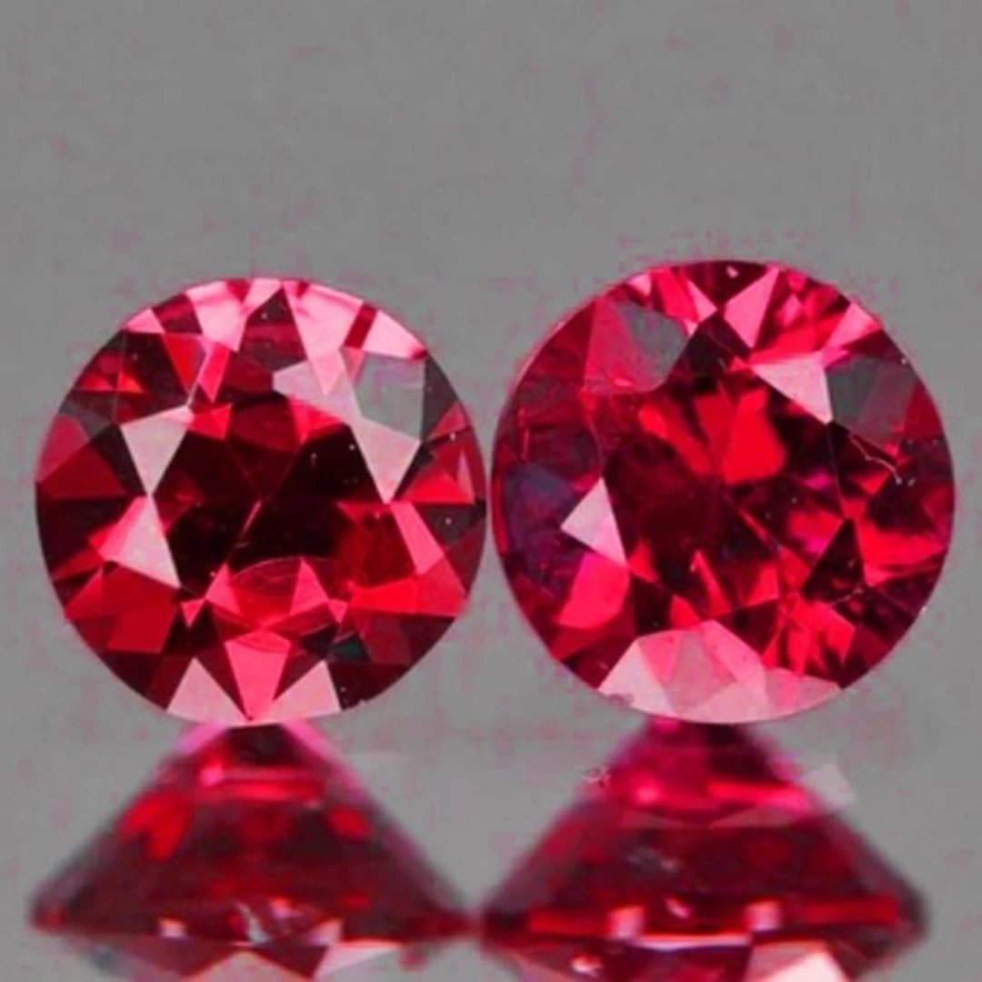 Natural Rare Jedi Burma Pink/Red Spinel Pair - VVS