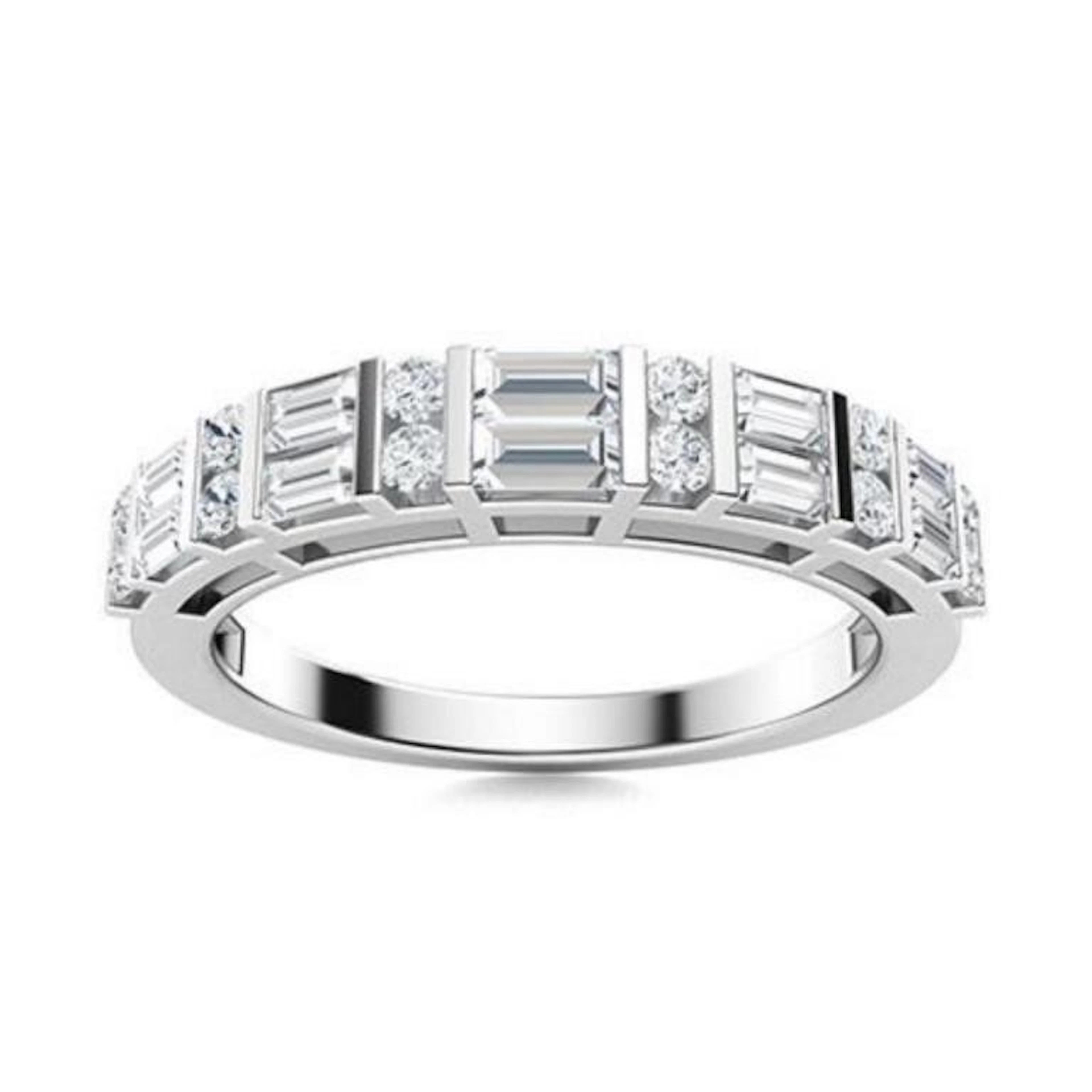 Gold & White Diamond 3.50 Cts Ring