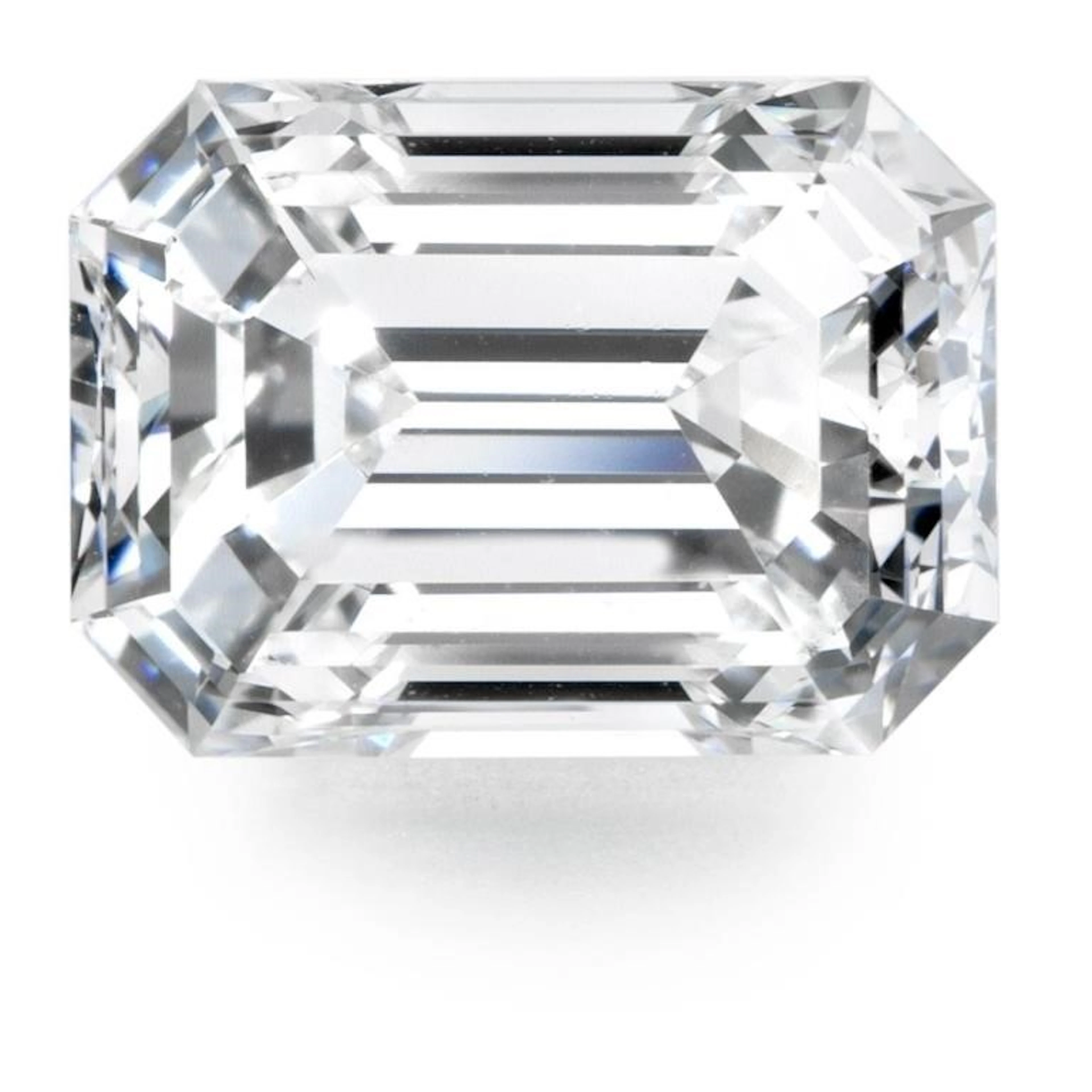 Brilliant White Emerald Cut Diamond 5.00 Cts - IGI