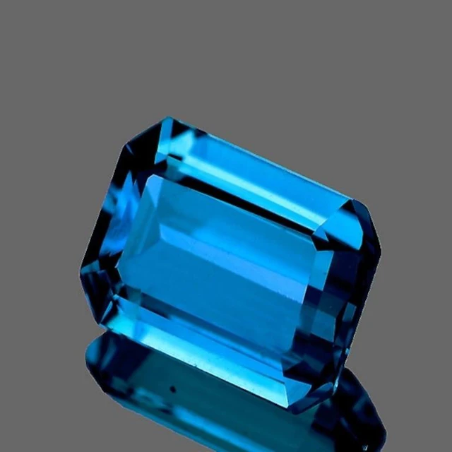Natural London Blue Topaz [Flawless-VVS]
