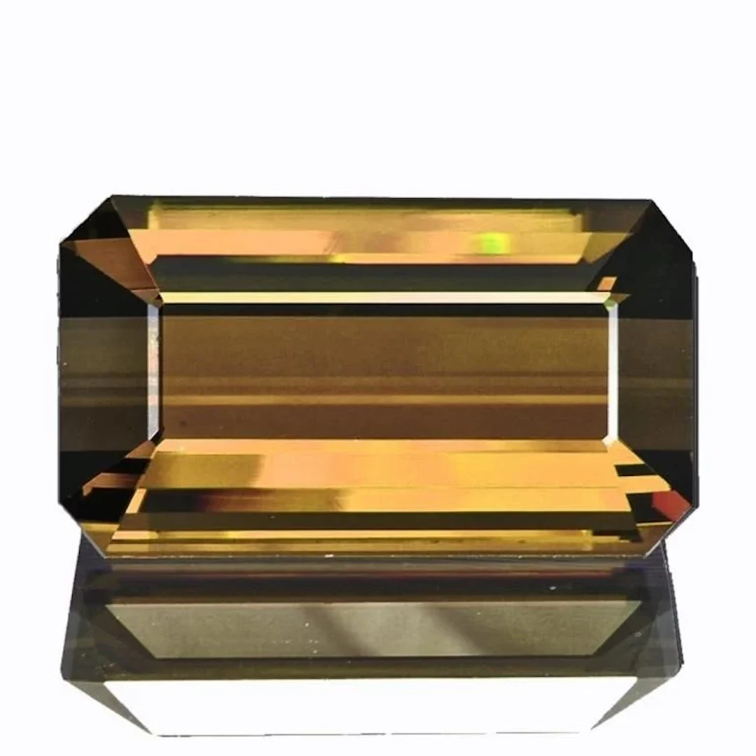 Natural Imperial Champagne Zircon 3.41 Cts {Flaw