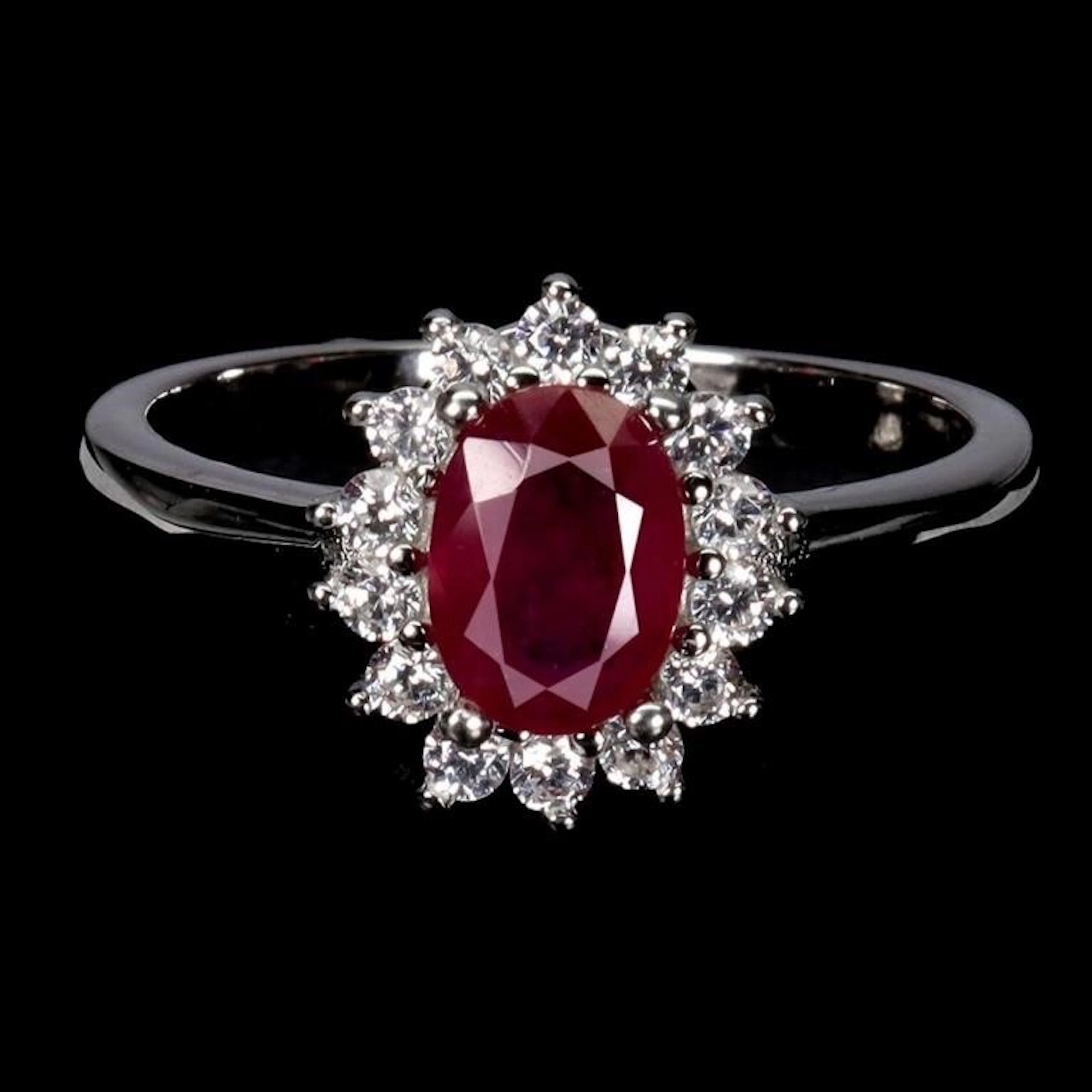 Natural Pigeon Blood Red Ruby Ring