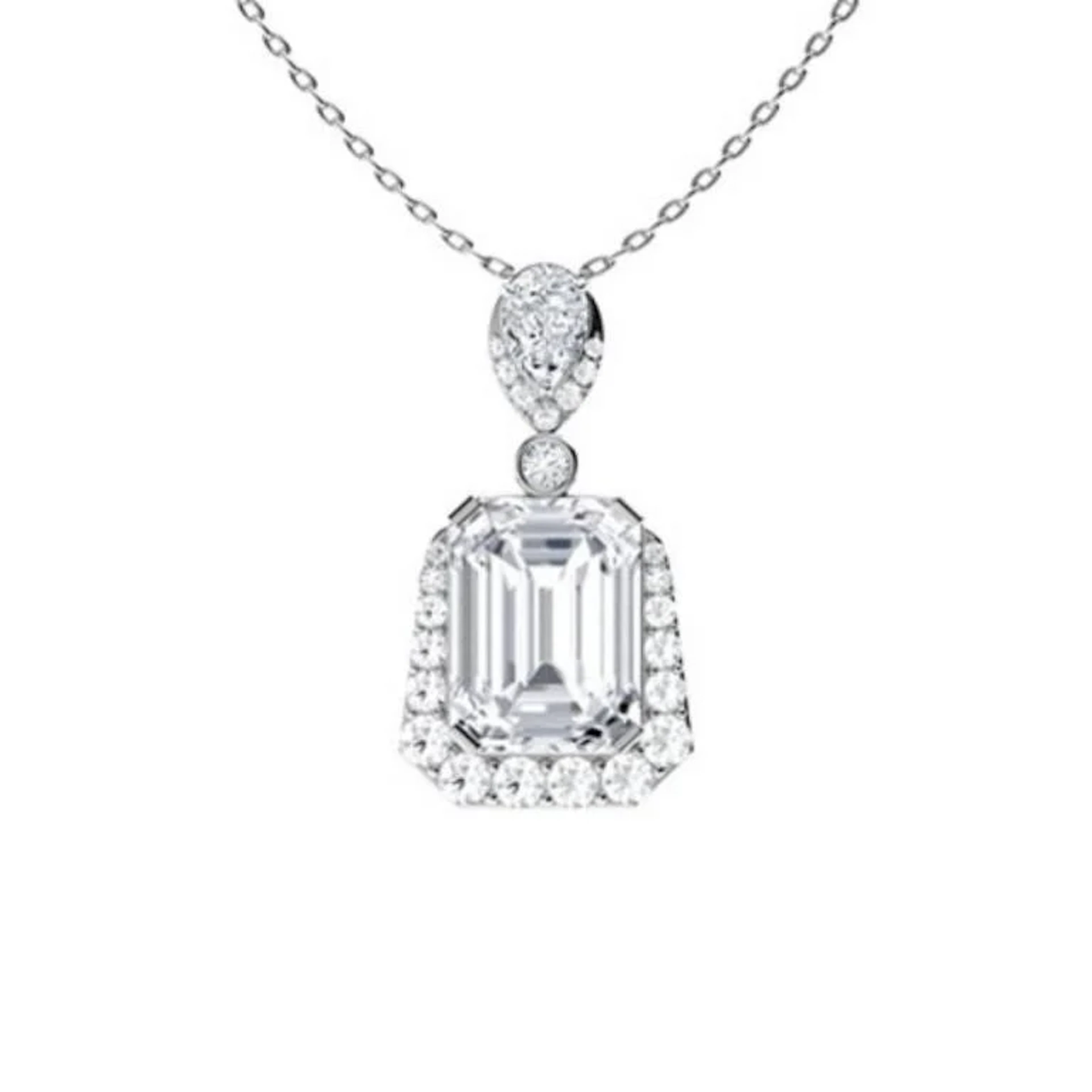 Gold & White Diamonds 5.11 Cts Necklace - E/VVS