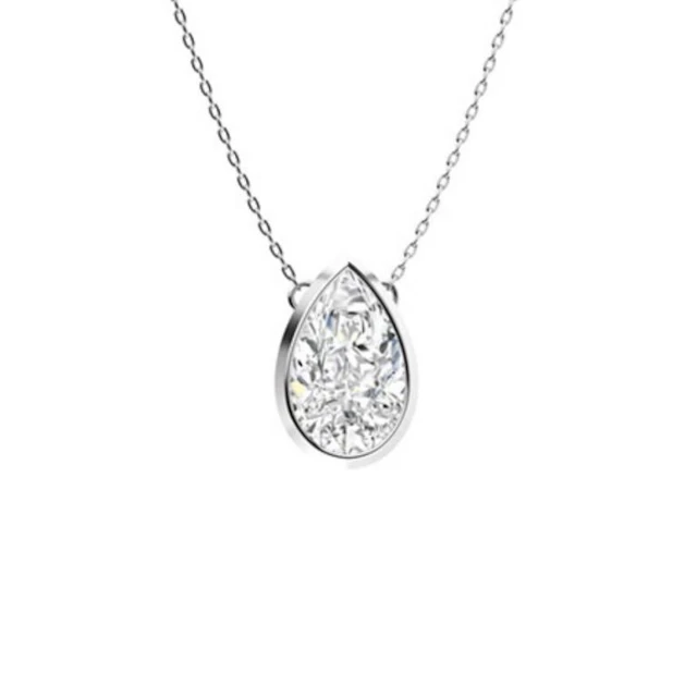 Gold & White Diamonds 2 Cts Necklace - E/VVS