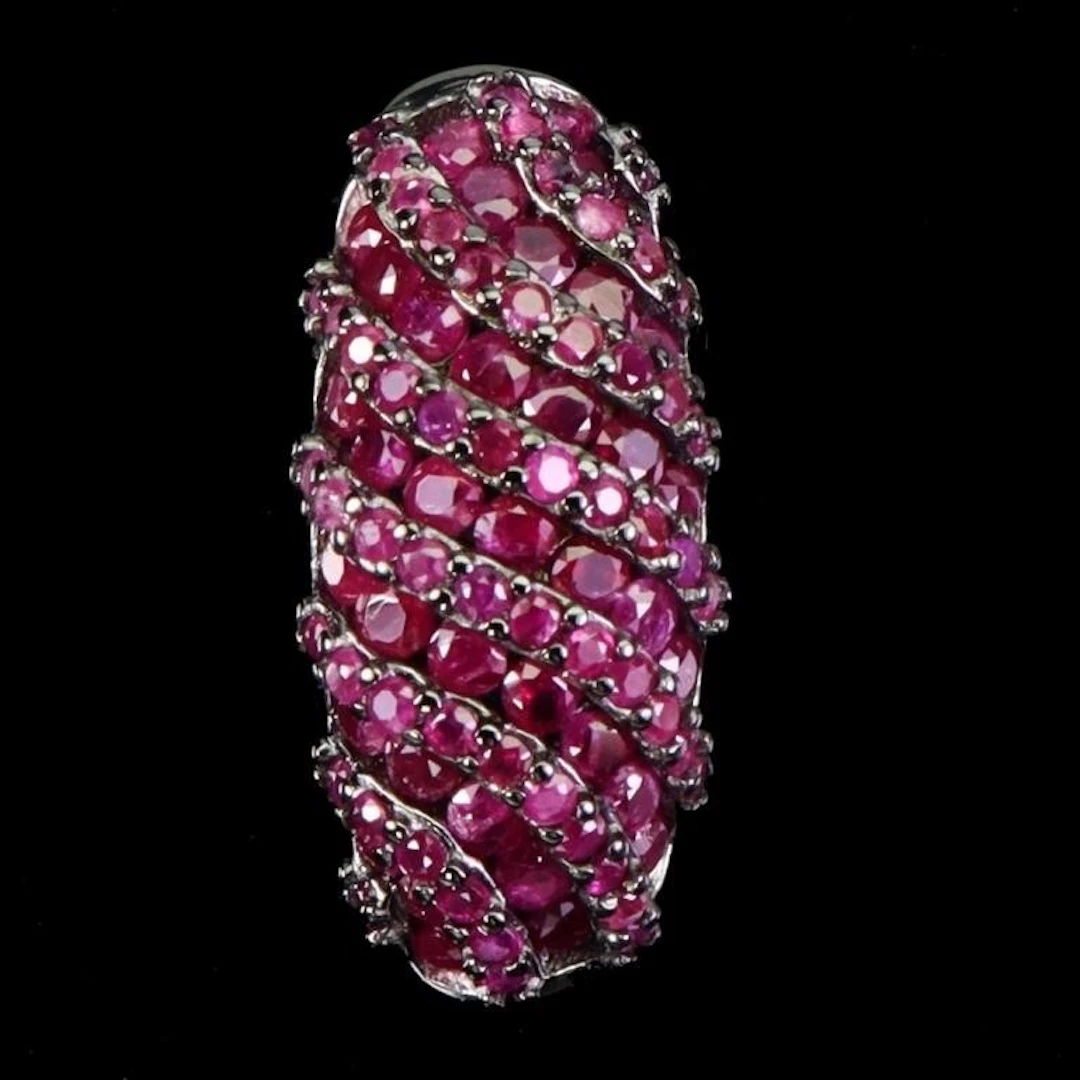 Natural Burma Red Ruby Pendant