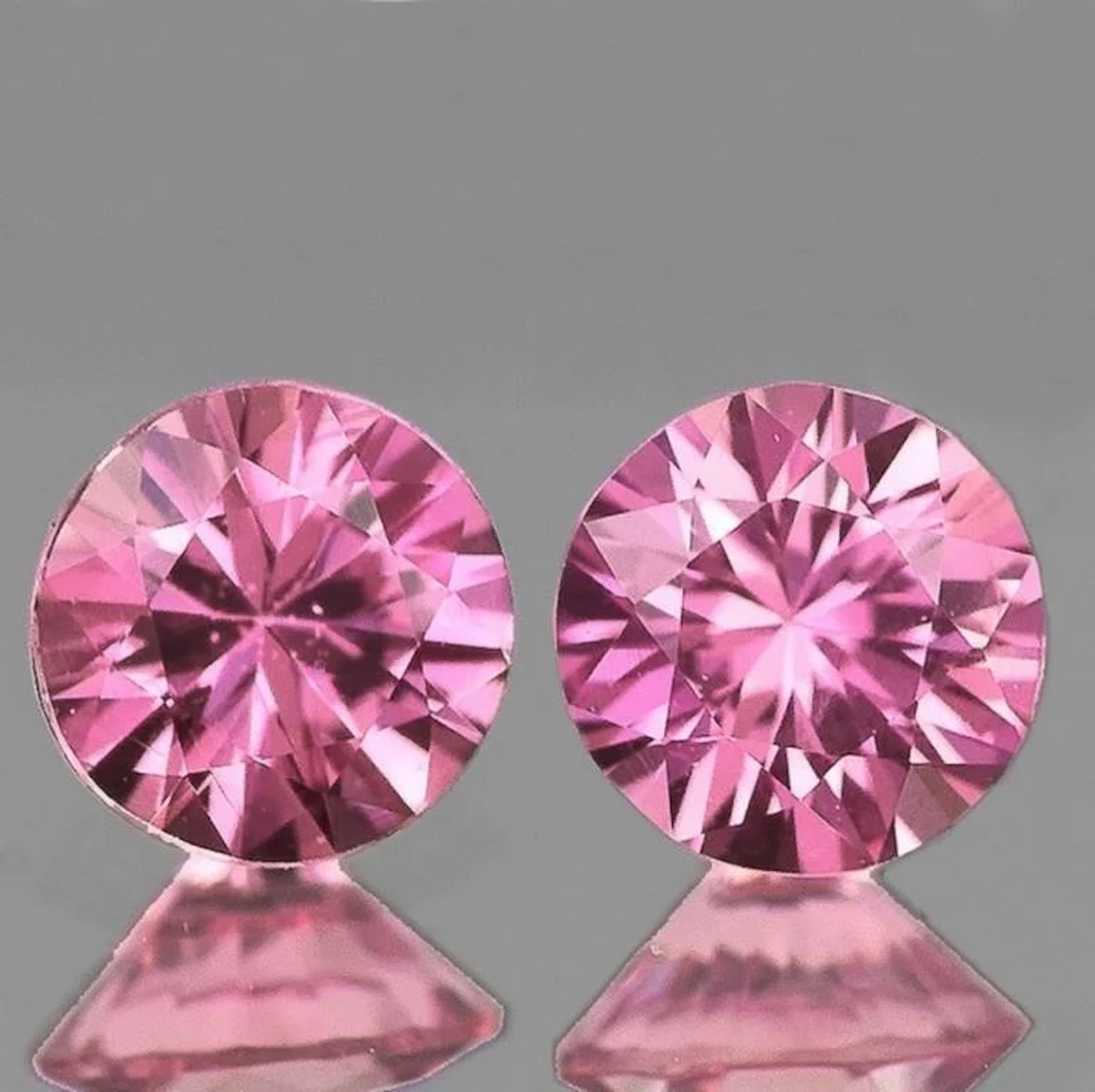 Natural Rare Pink Mahenge Spinel Pair [Flawless-VV