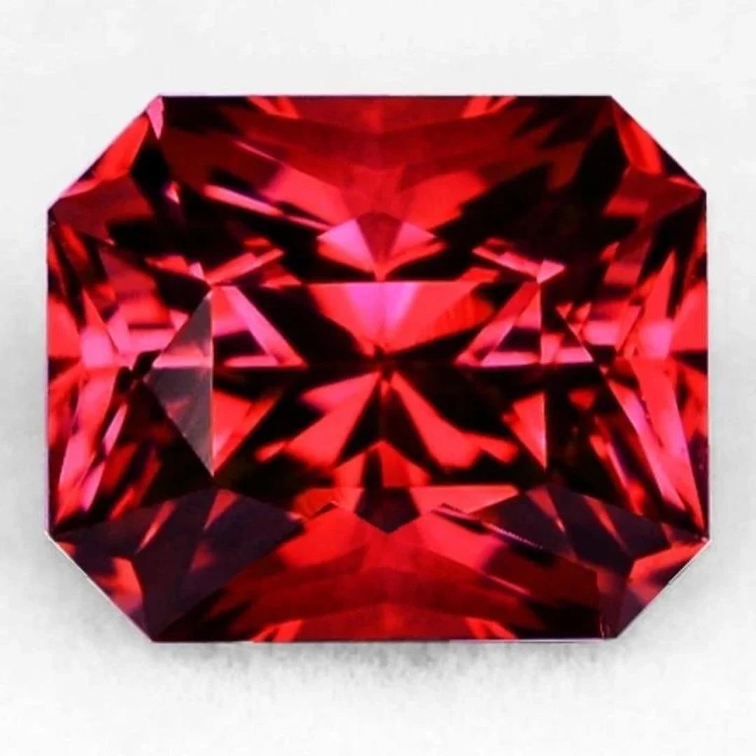 Natural Crimson Red Rhodolite Garnet {Flawless-VVS