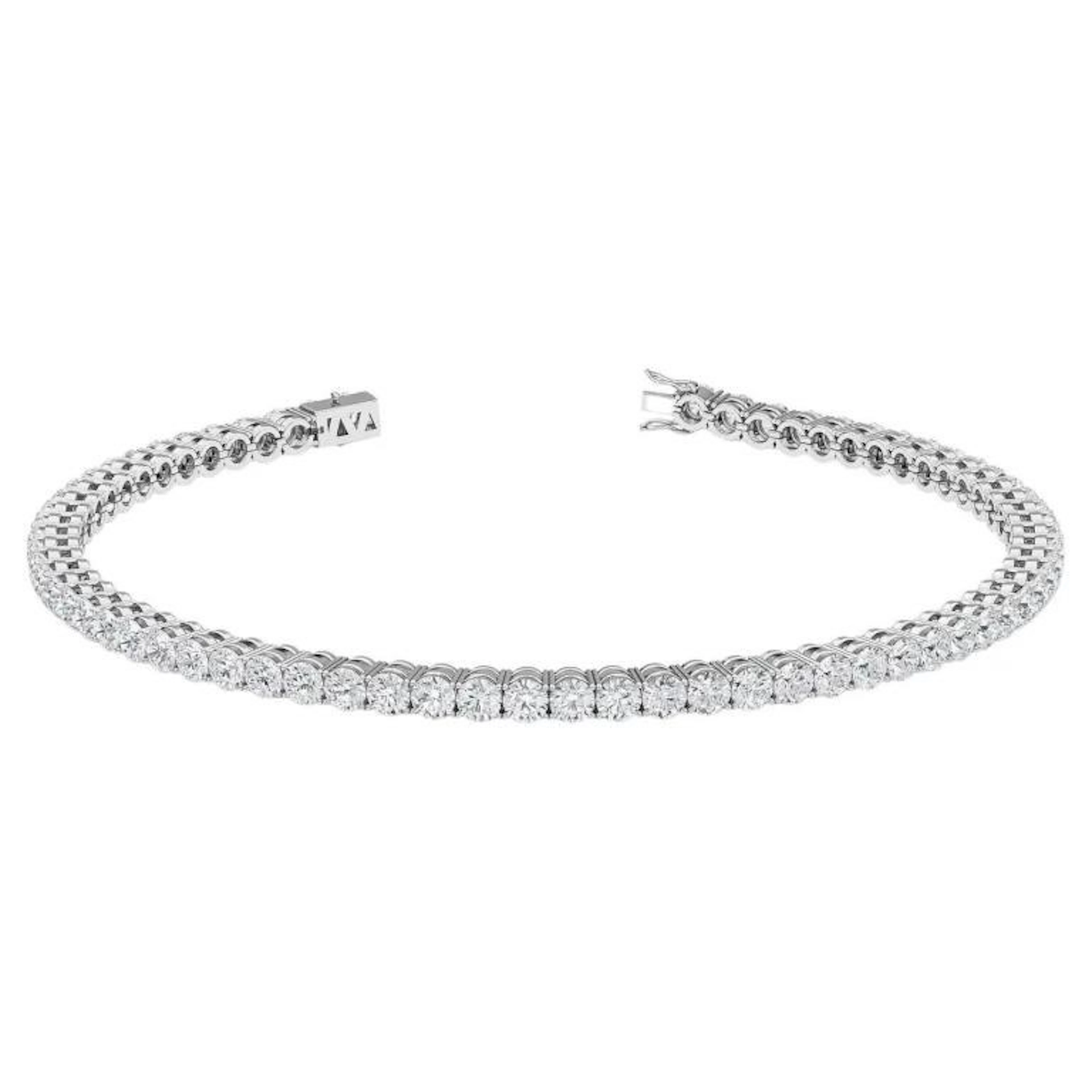 Gold & Brilliant White Diamond 23.25 Cts Bracelet