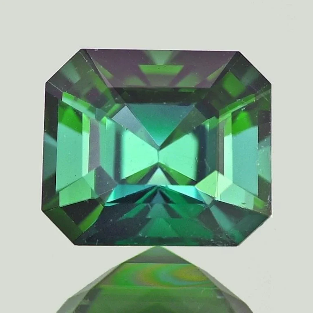 Natural Untreated Green/Blue Tourmaline { Flawless