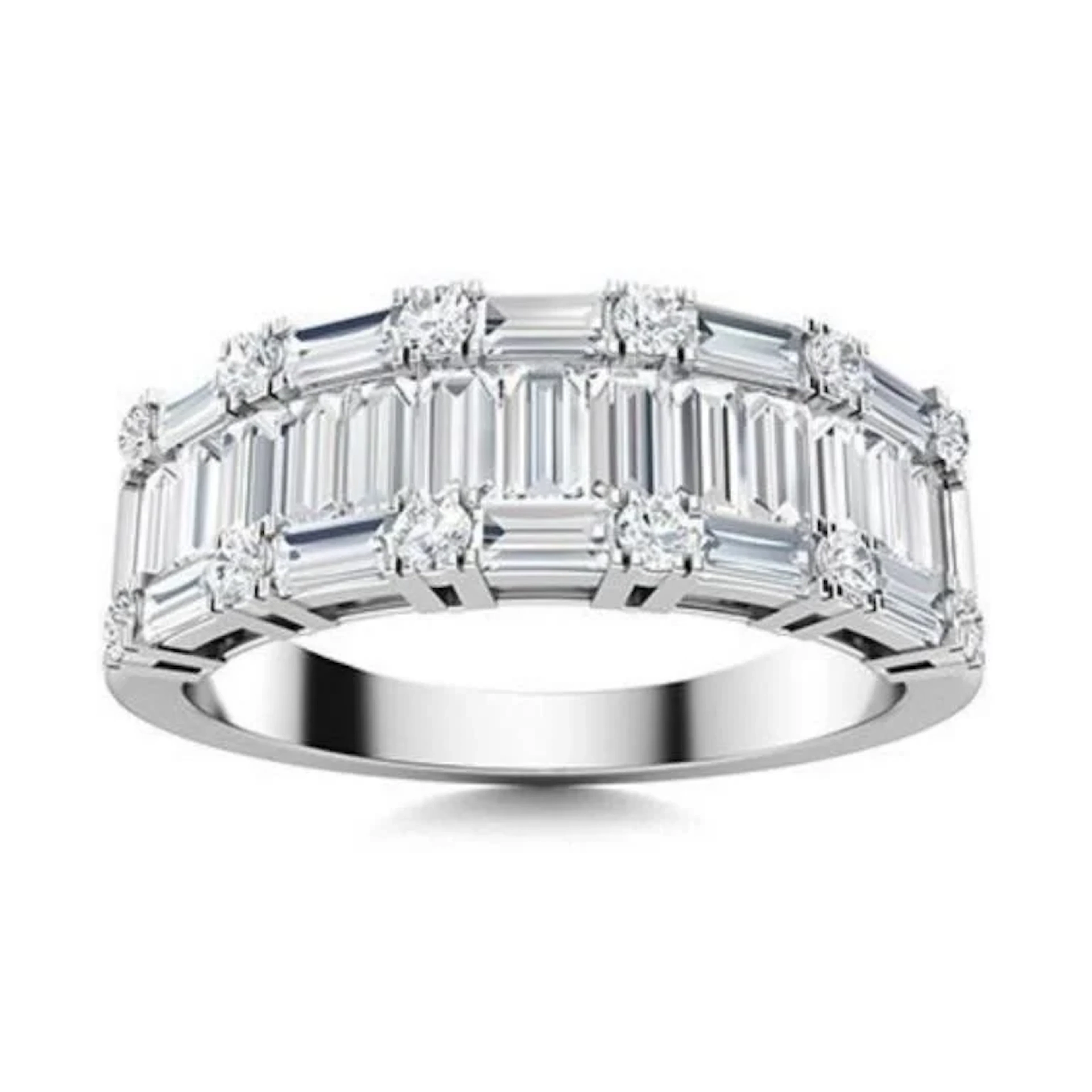 Gold & White Diamond 5 Cts Ring