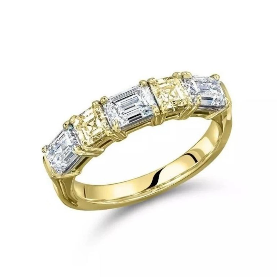 Gold & Diamond 3.5 Cts Eternity Ring