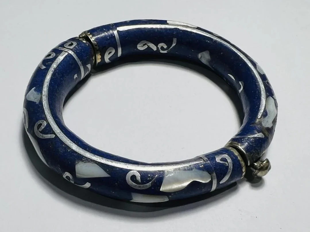 Natural Tibet Hand Made Lapiz Lazuli and Sea Shell
