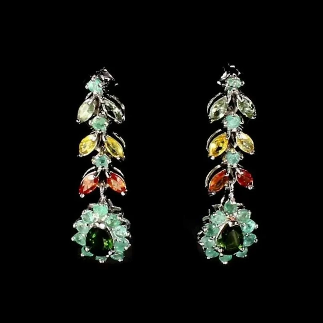 Natural Emerald Fancy Sapphire Chrome Diopside Ea