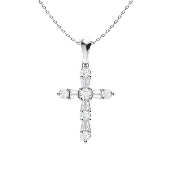 Gold & White Diamonds 3.12 Cts Necklace - E/VVS