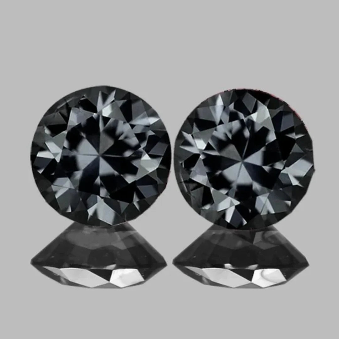 Natural Rare Mahenge Titanium Charcoal Spinel {Fla