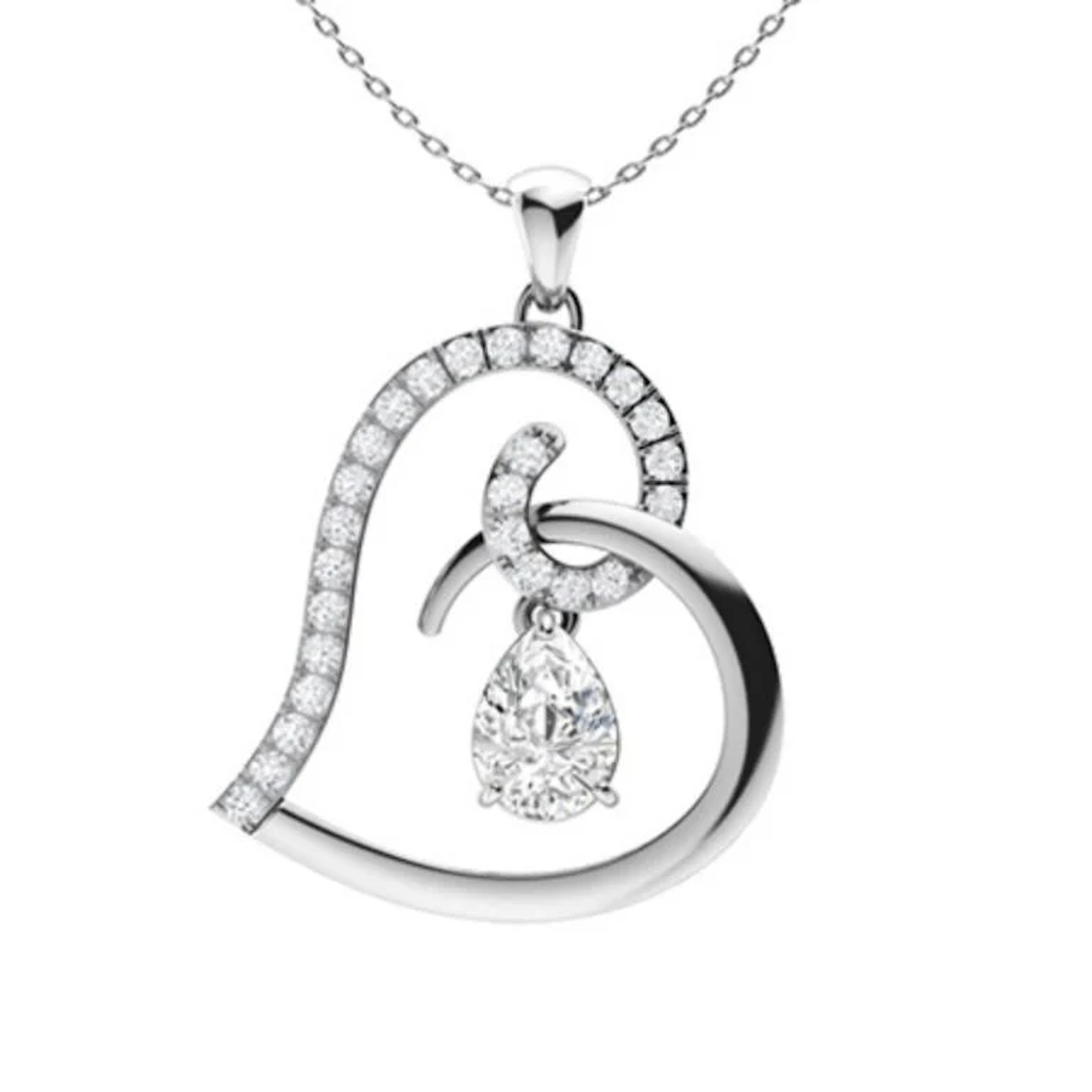 Gold & White Diamonds 2.50 Cts Necklace - E/VVS