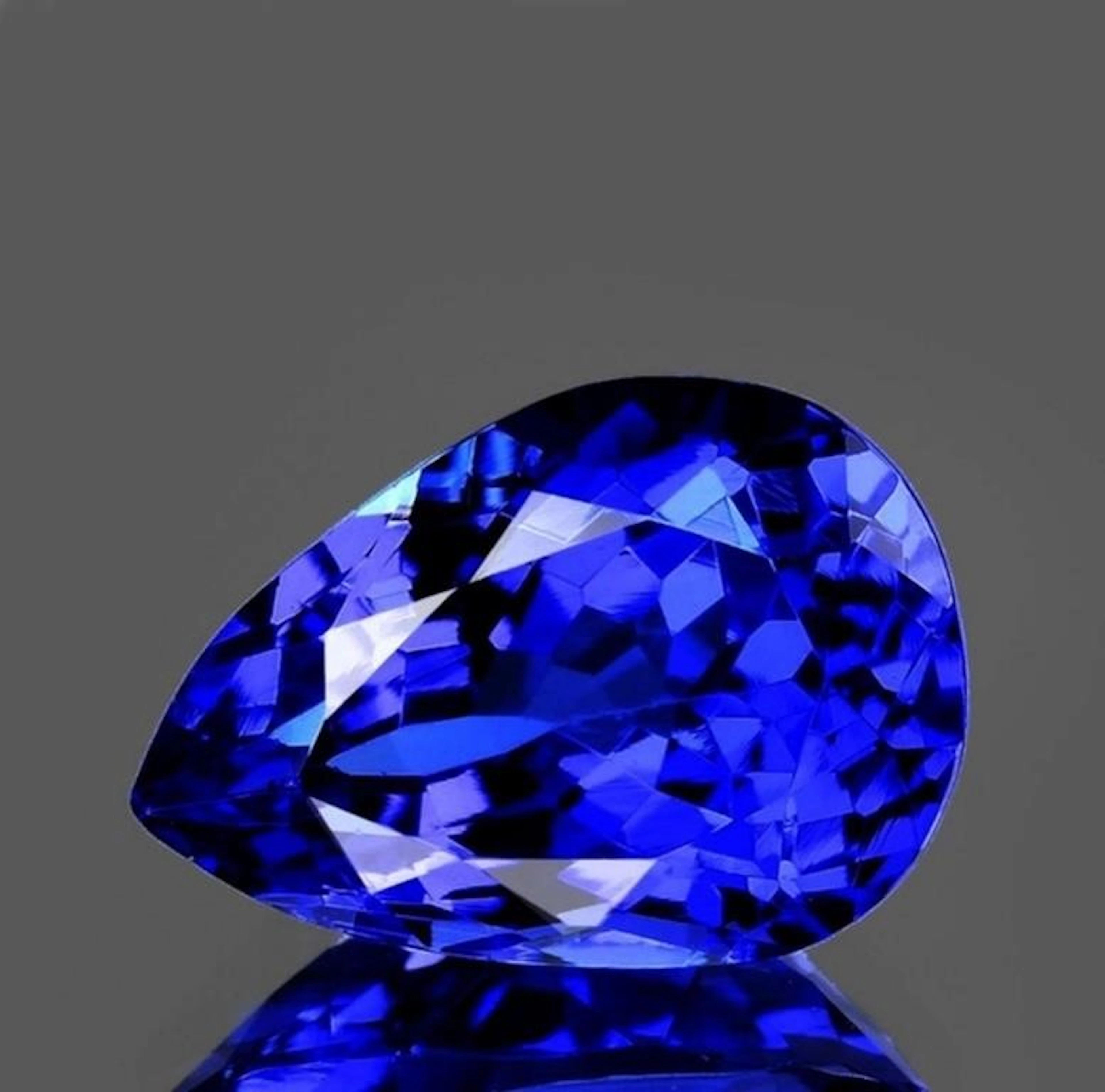 Natural D-Block Purple Blue Tanzanite [Flawless-VV