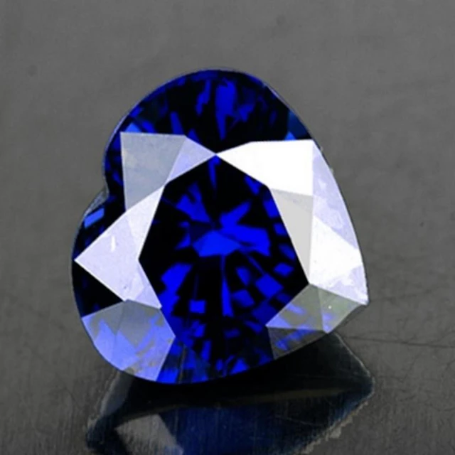 Natural Intense Royal Blue Heart Sapphire [Flawles