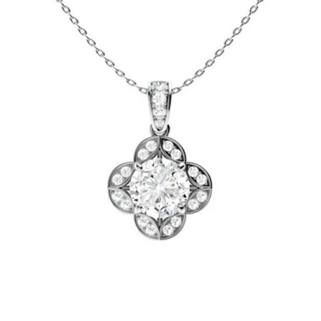 Gold & White Diamonds 2.50 Cts Necklace - E/VVS