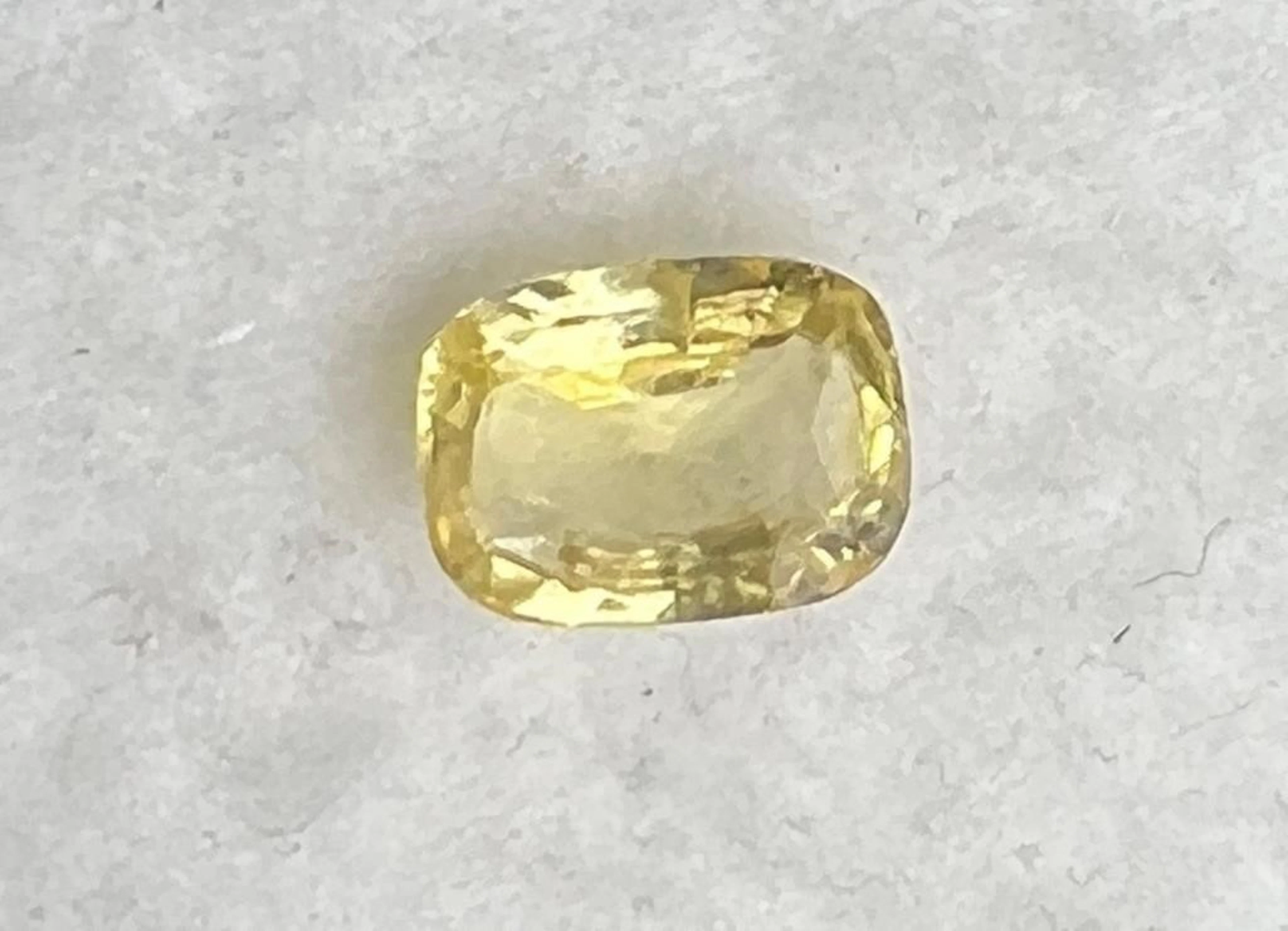Natural Yellow Ceylon Sapphire 2.40 Cts....Untreat