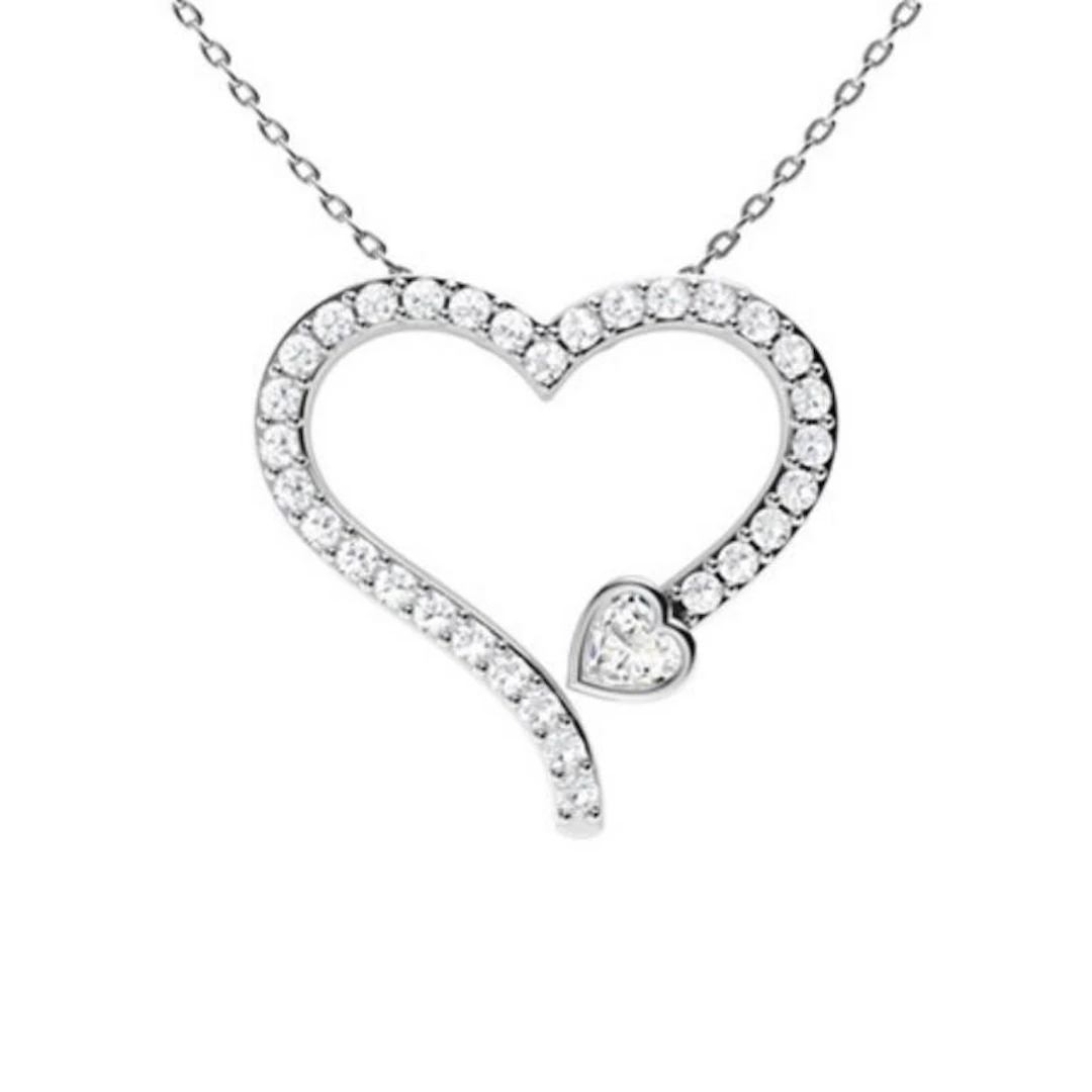 Gold & White Diamonds 2 Cts Necklace - E/VVS
