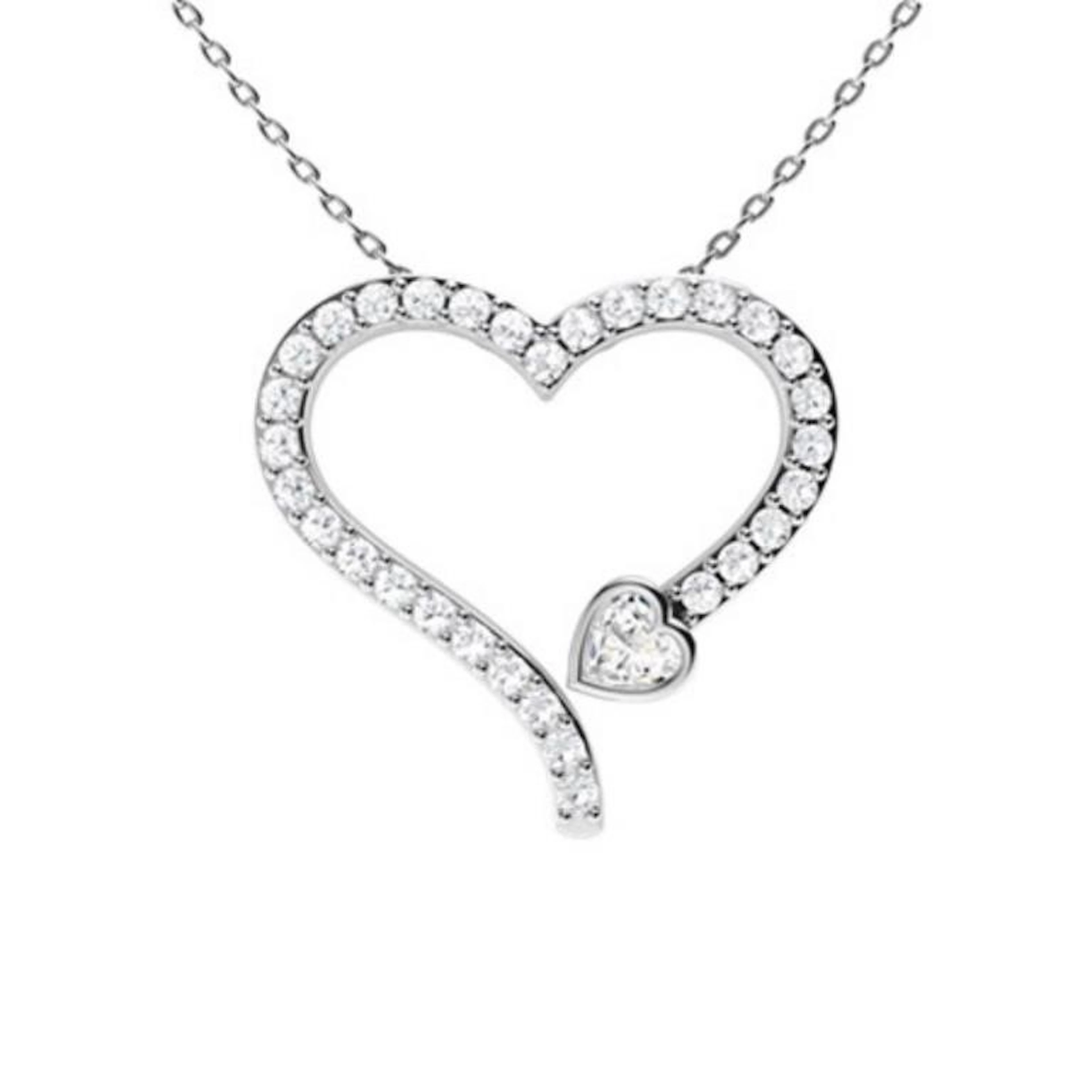 Gold & White Diamonds 2 Cts Necklace - E/VVS