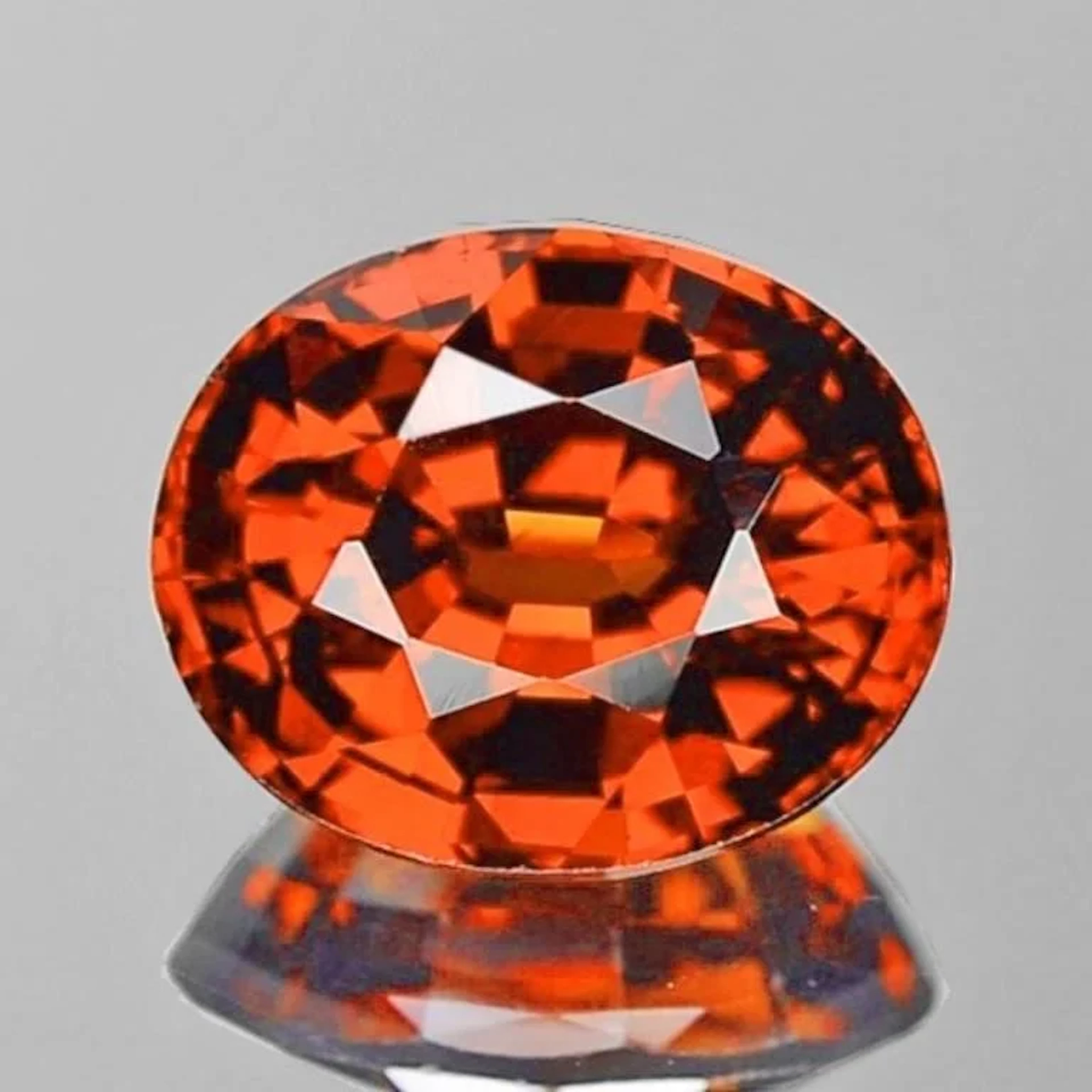 Natural Mandarin Orange Spessartite Garnet {Flawle