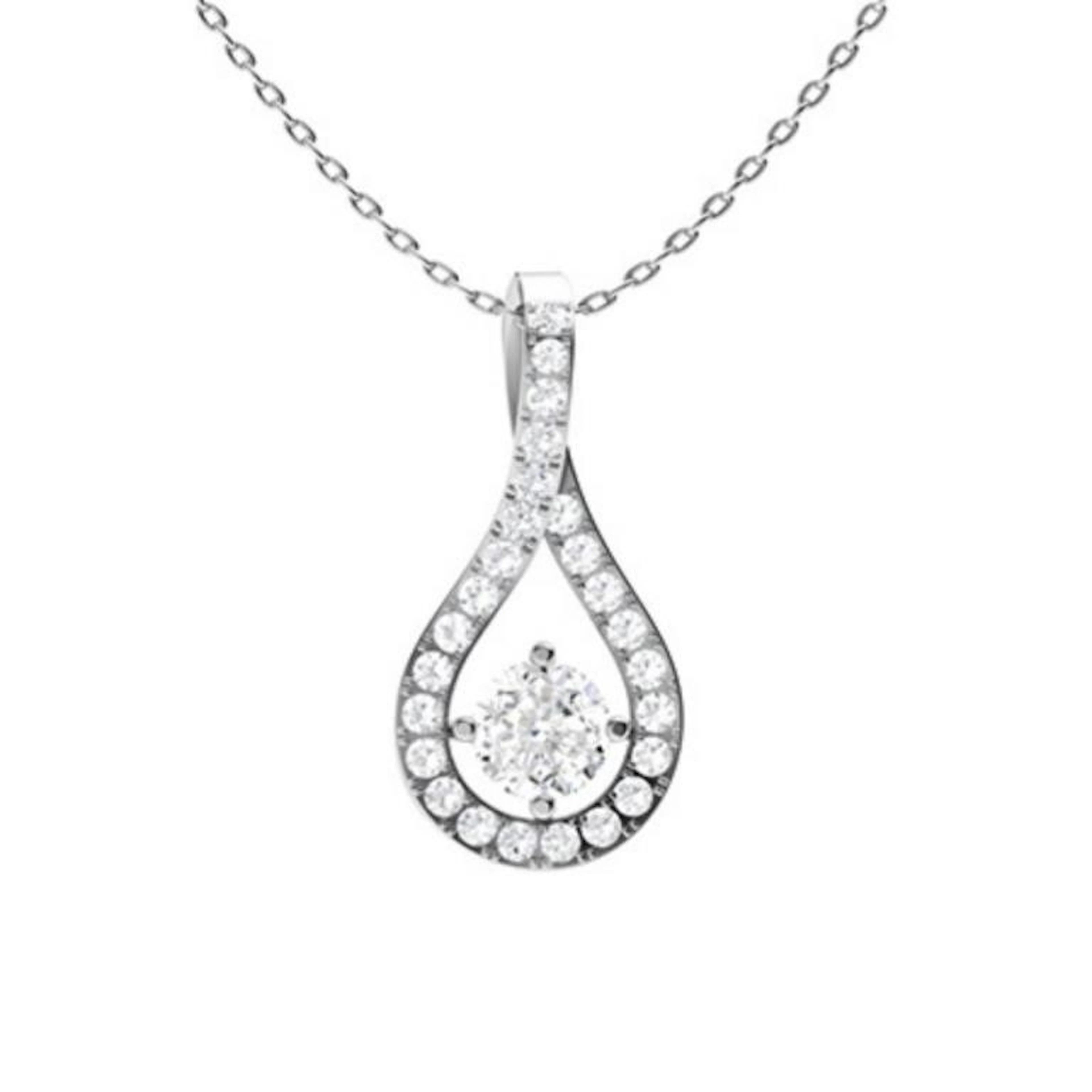 Gold & White Diamonds 2.50 Cts Necklace - E/VVS