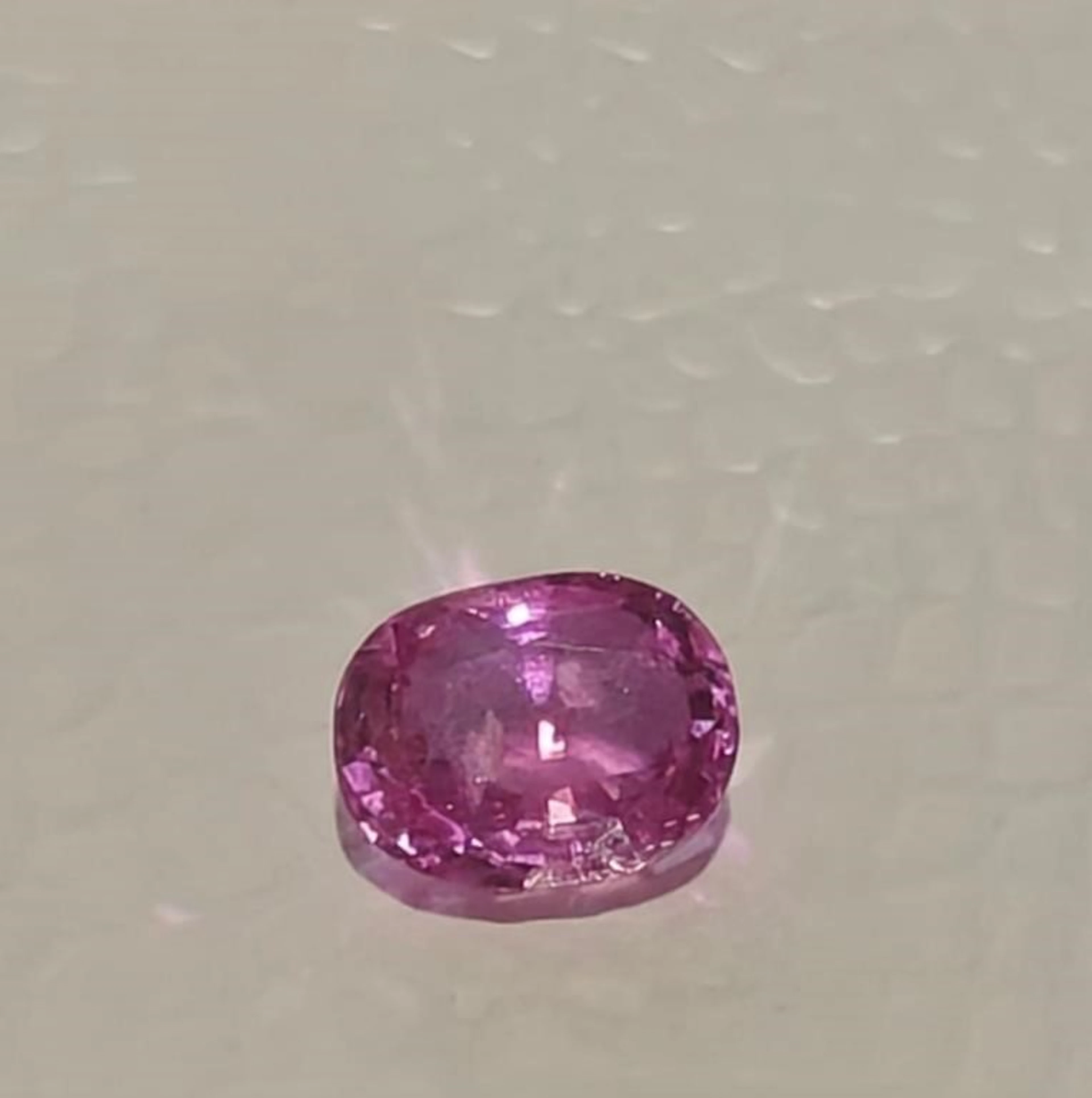 Natural Oval Pink Sapphire 2.87 Cts