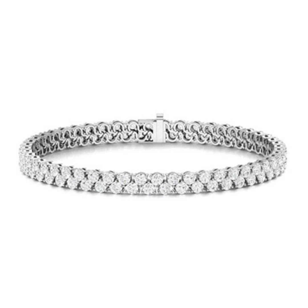 Gold & White Diamonds 21.25 Cts Bracelet
