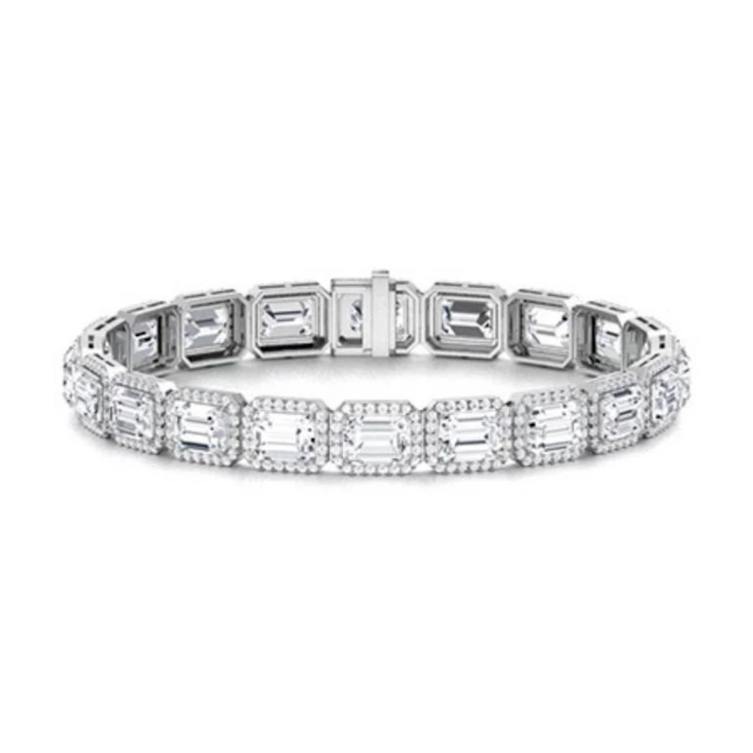 Gold & White Diamonds 27.32 Cts Bracelet
