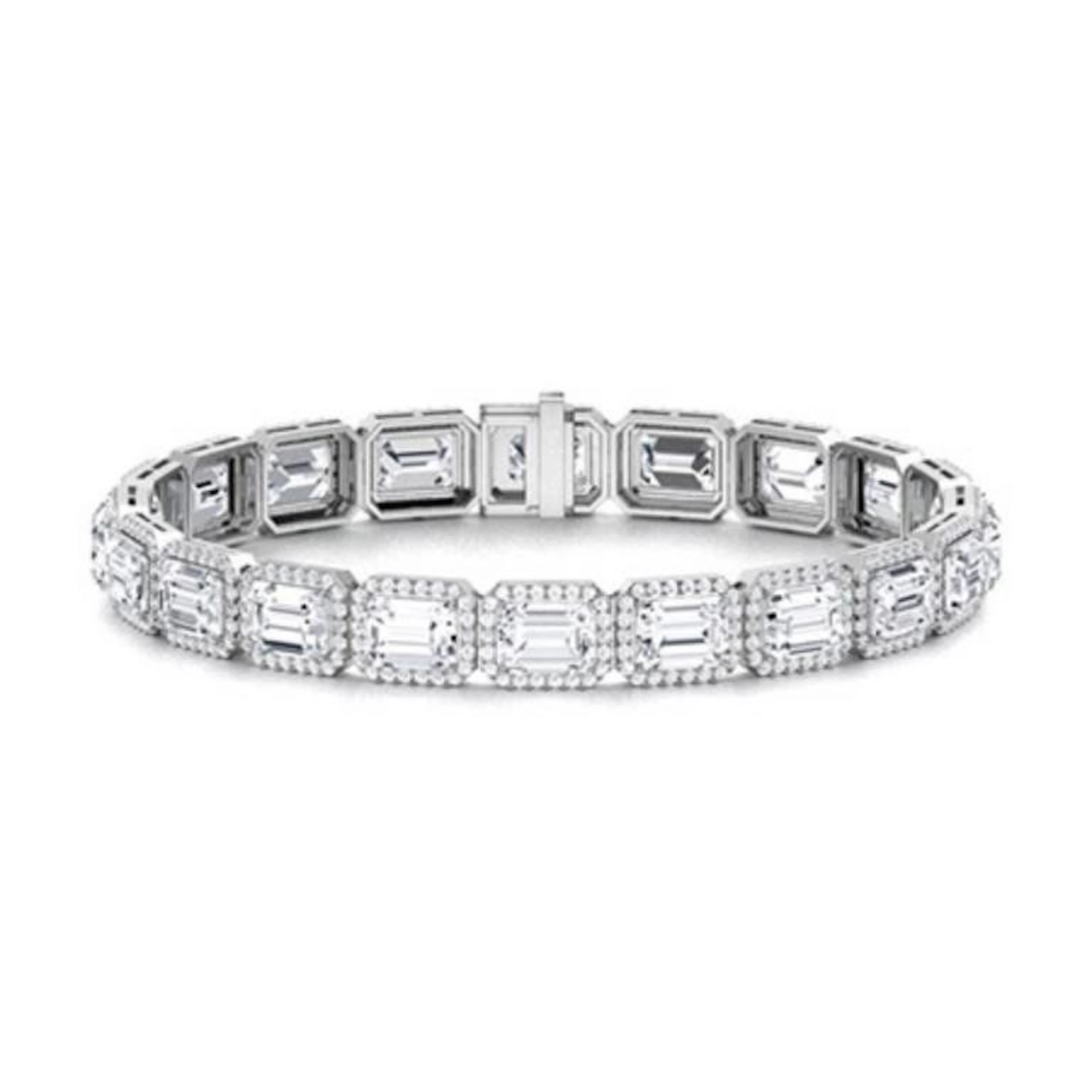 Gold & White Diamonds 27.32 Cts Bracelet