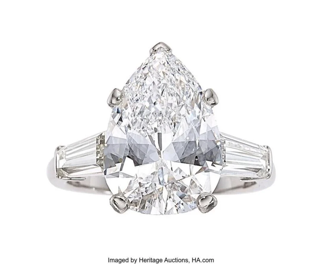 Gold & White Diamond 7.50 Cts Ring - E/VVS