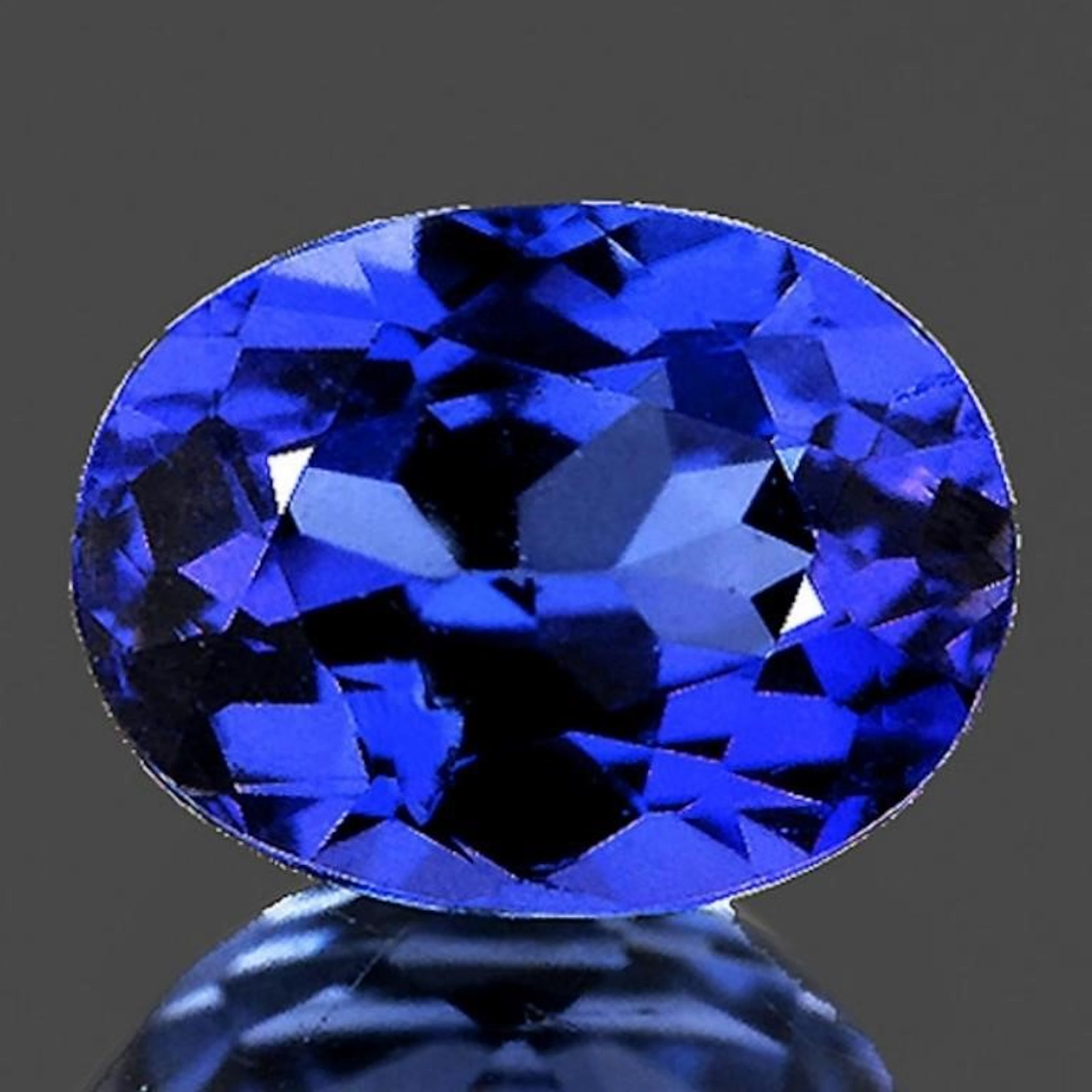Natural Oval Purple Blue Tanzanite 8x6 MM [Flawles