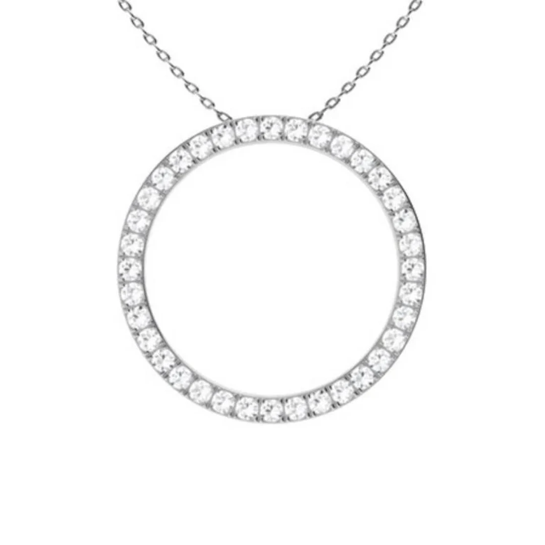 Gold & White Diamonds 2.12 Cts Necklace - E/VVS