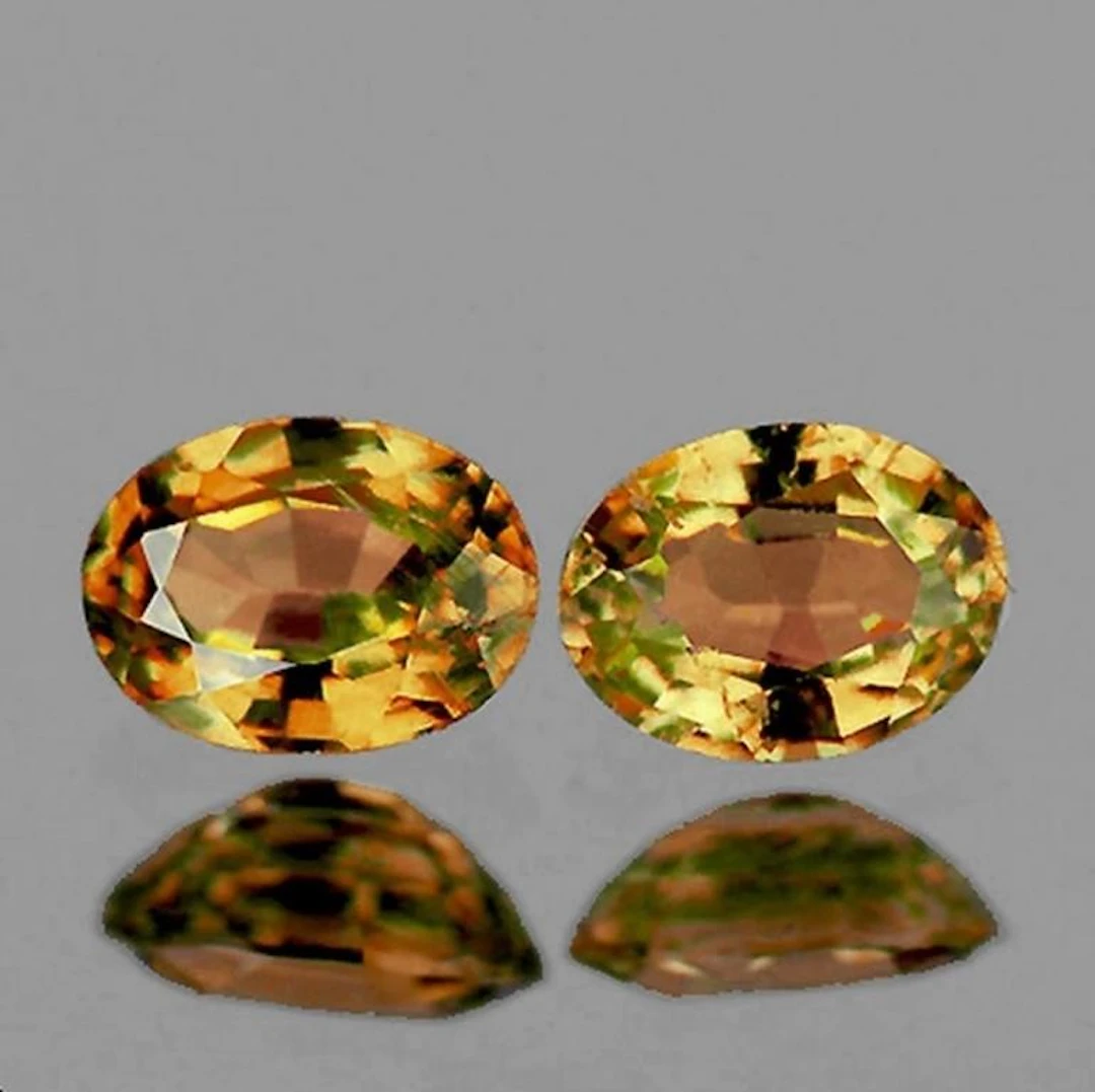 Natural AAA Color Change Garnet Pair [VVS]