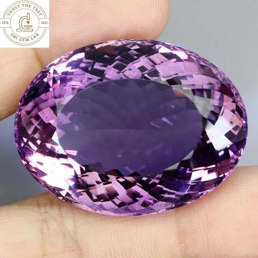 Natural Uruguay Purple Amethyst 102 Cts - Certifie