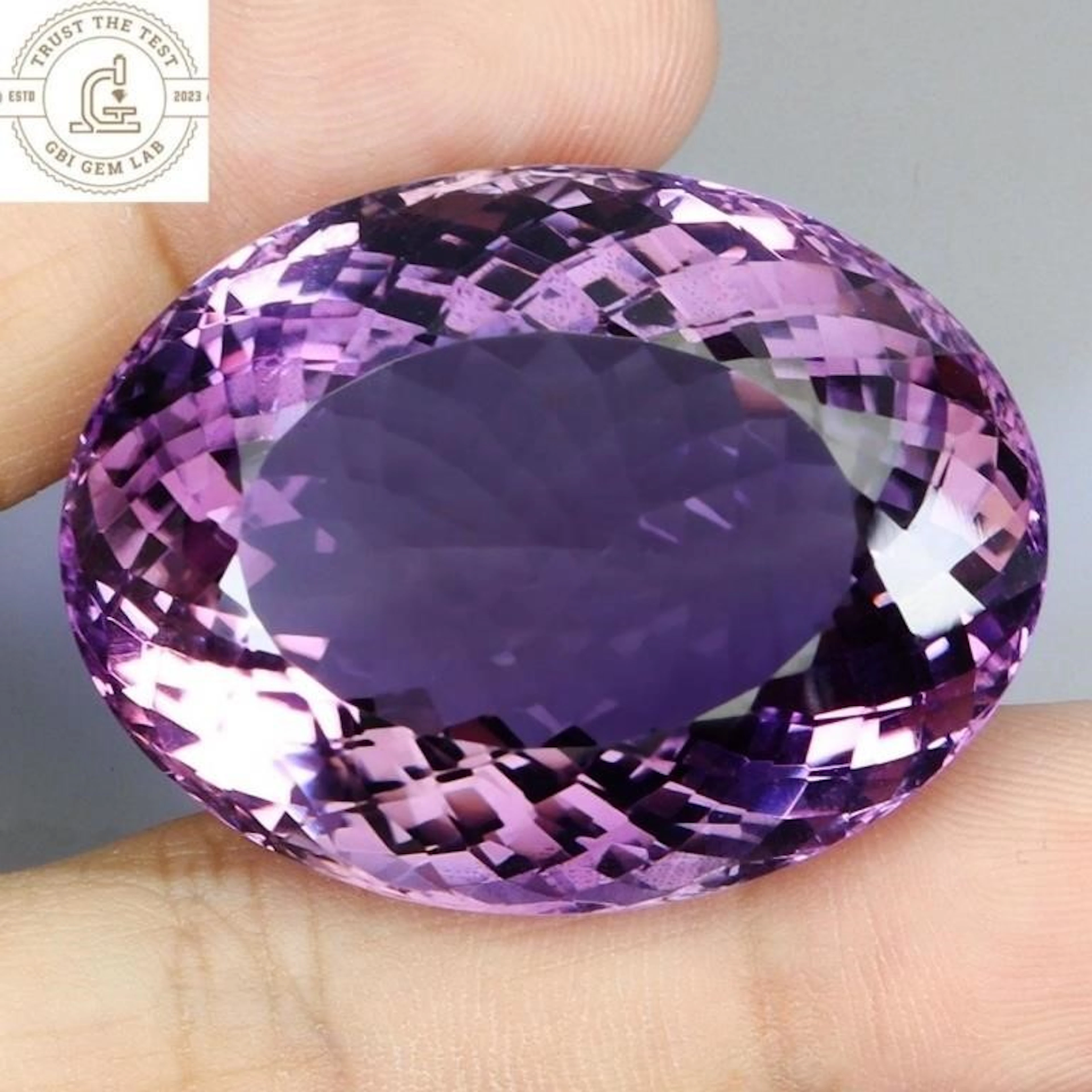 Natural Uruguay Purple Amethyst 102 Cts - Certifie
