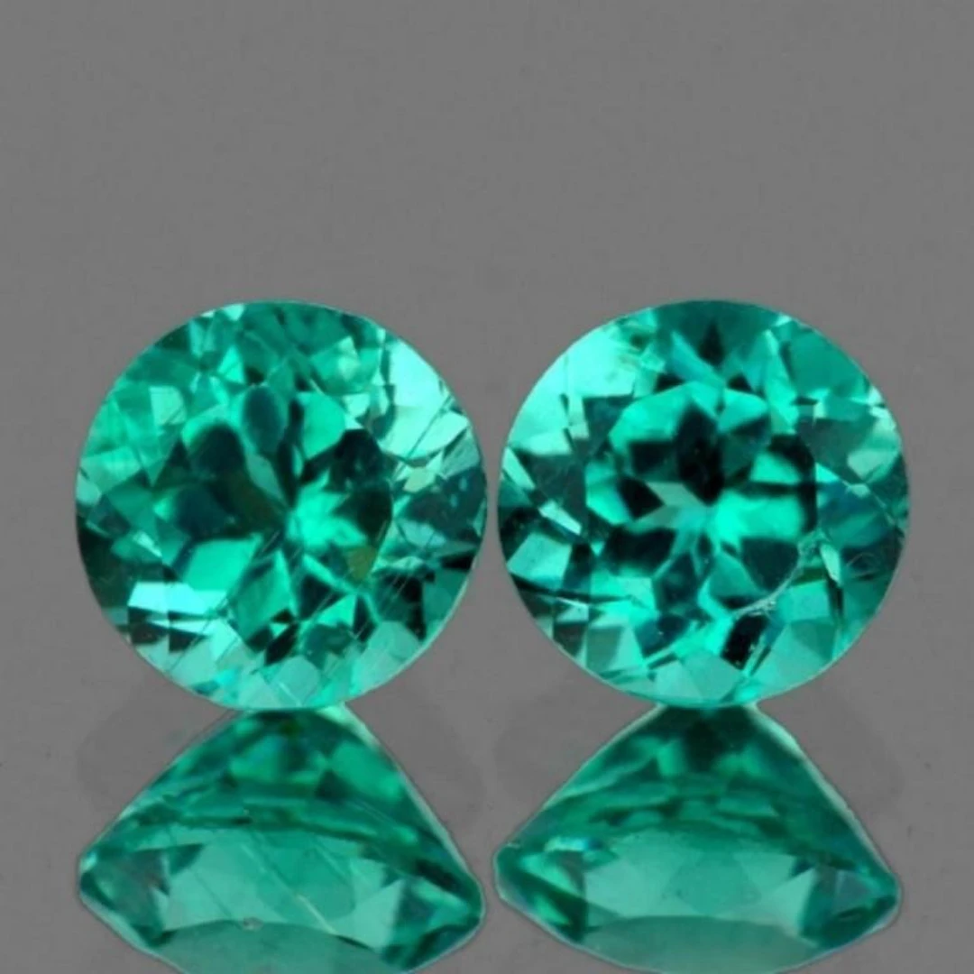 Natural Paraiba Green Blue Apatite 7.00 mm - VVS