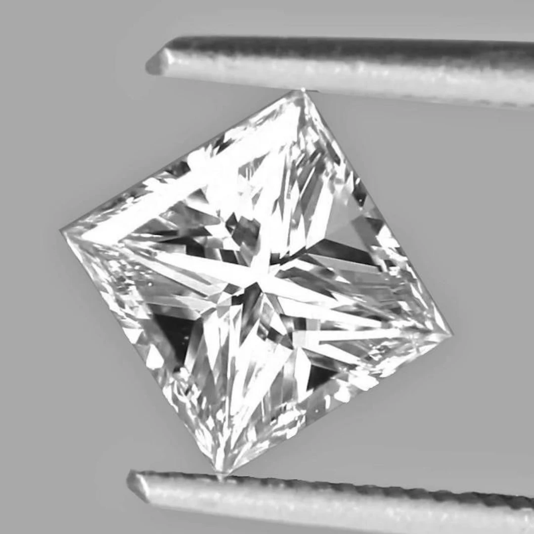 Gold & White Princess Diamond 8.06 Cts Ring - IGI