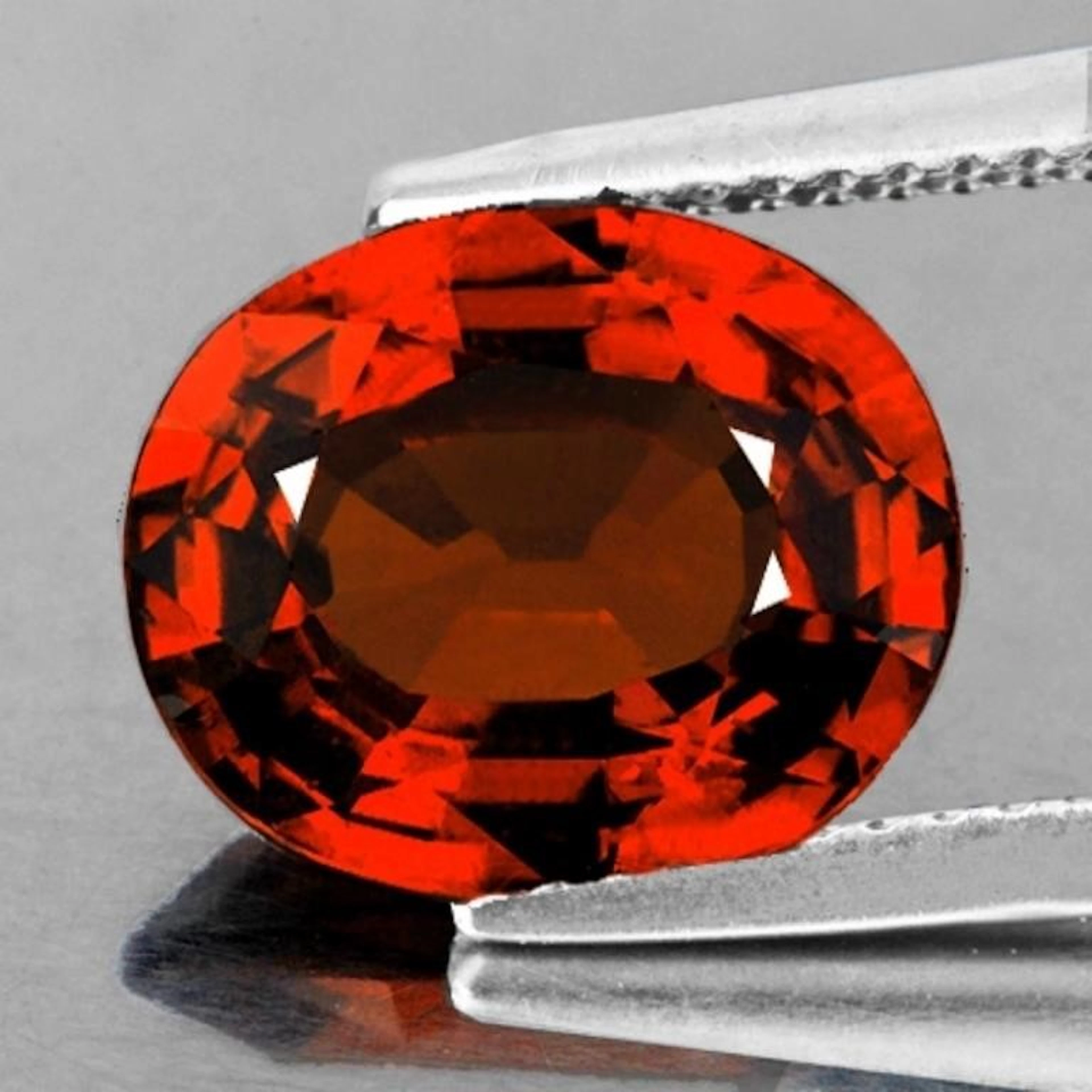 Natrual Mandarin Orange Spessartite Garnet {Flawl